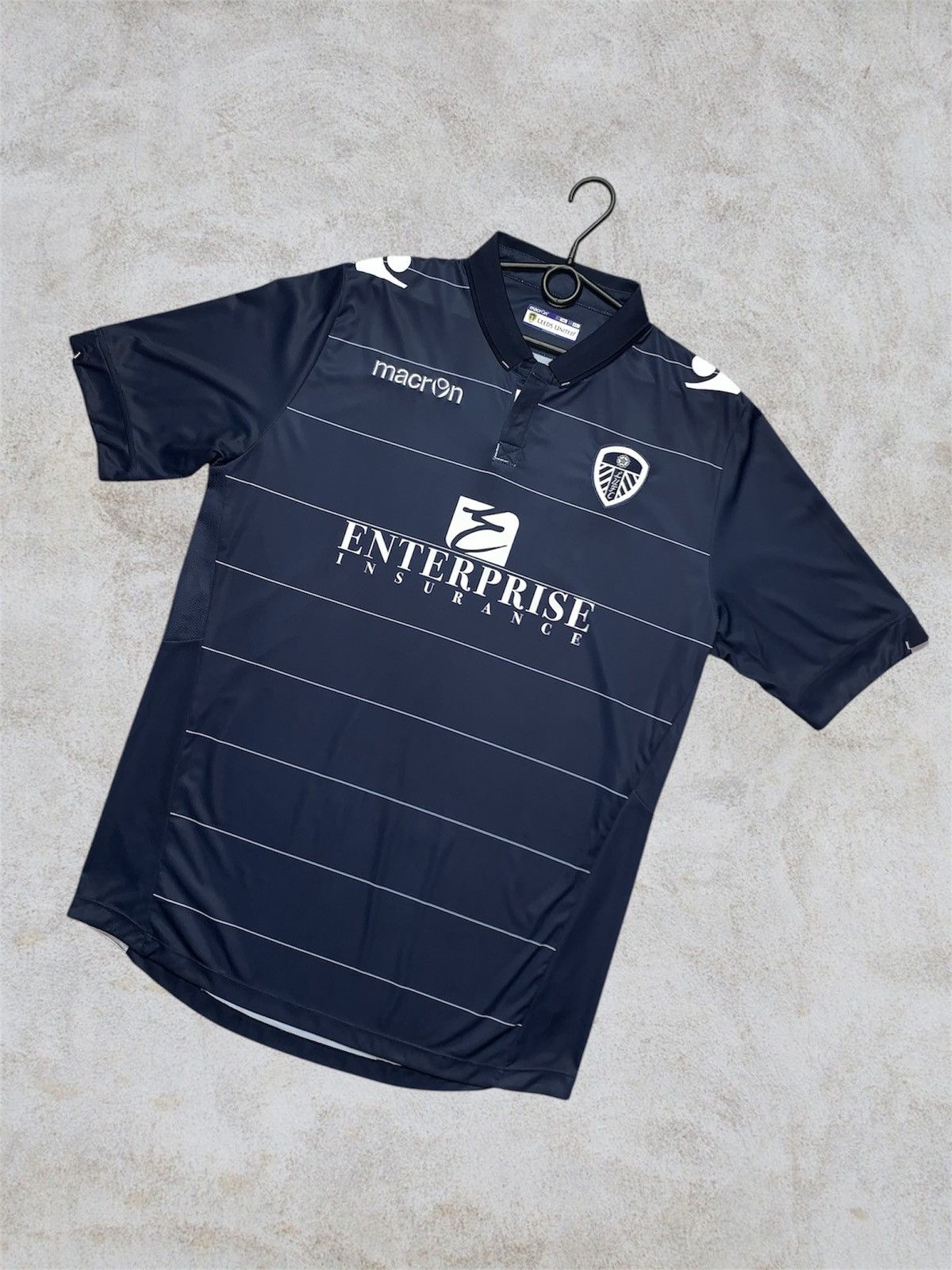 Leeds united soccer jersey navy away Size XL