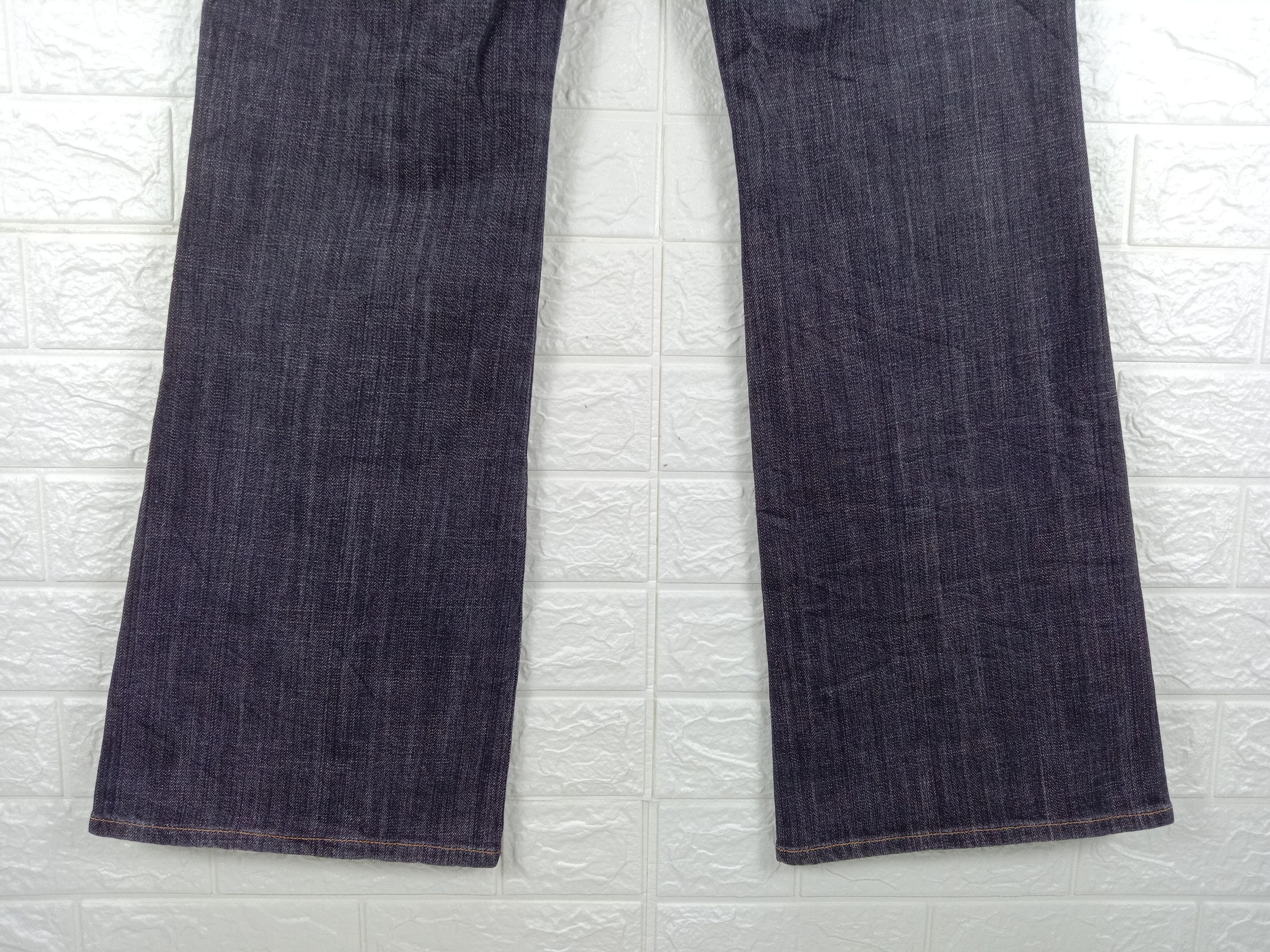 Japanese Brand Vintage Allure de Elle Faded Black Boot cut Flare Jeans Size 33" - 8 Thumbnail