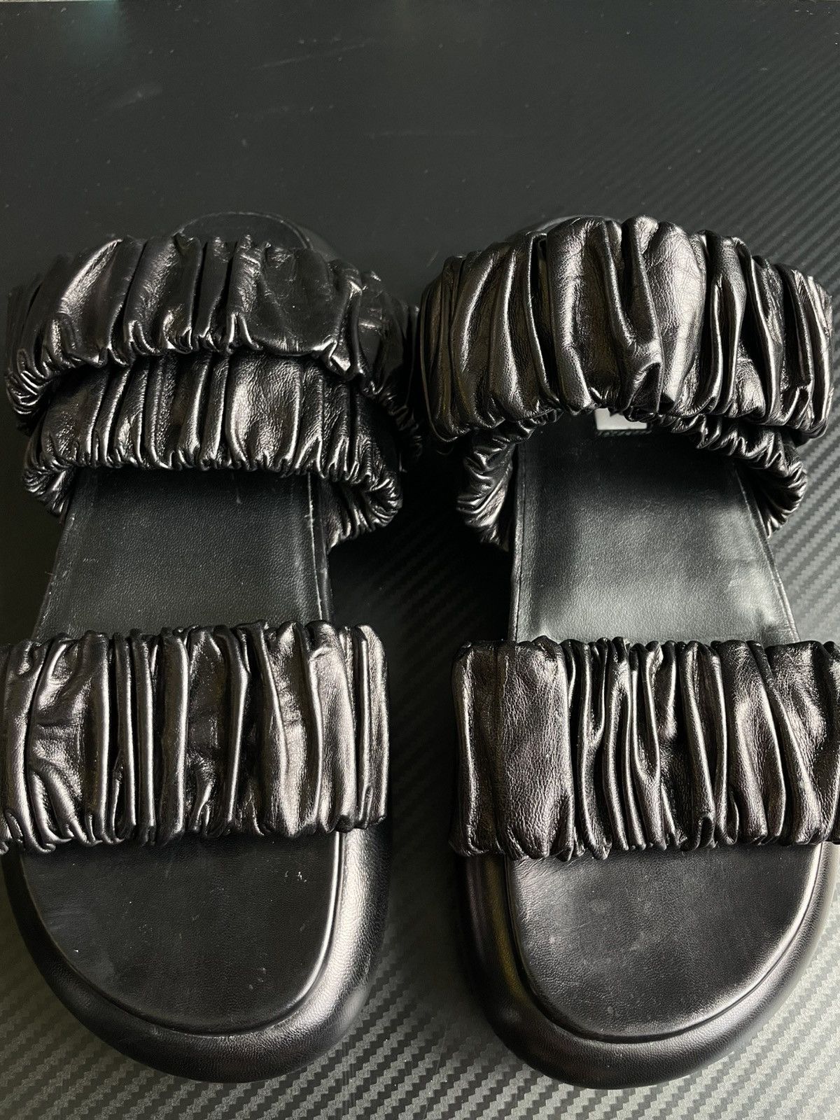 Jil Sander Jil Sander Leather platform Sandals 36 Size US 6 / IT 36 - 5 Thumbnail