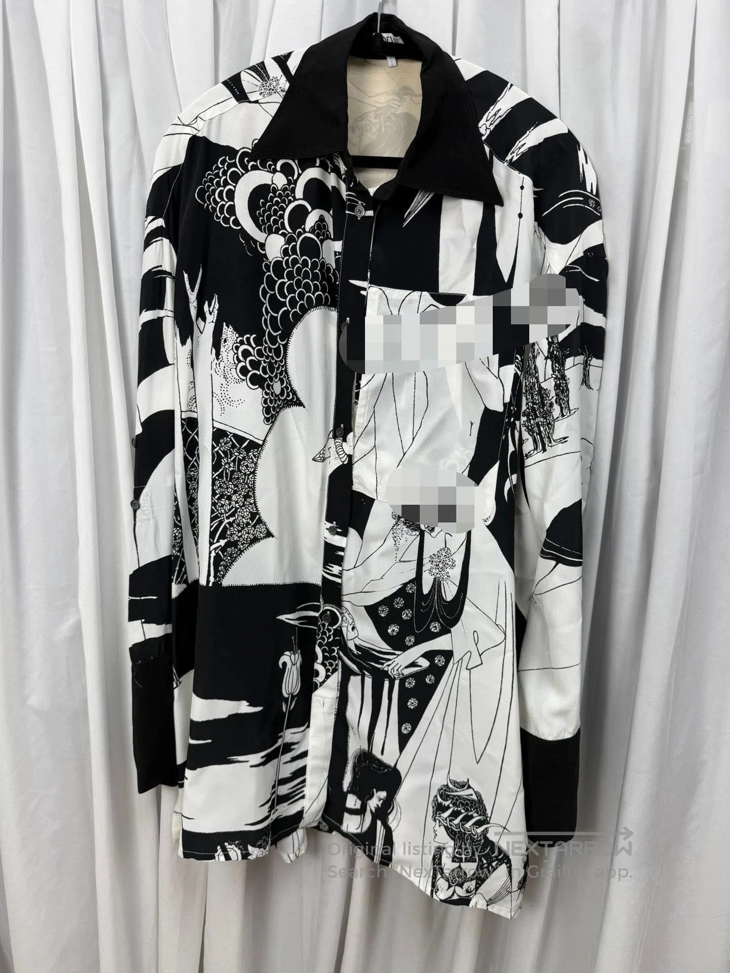 Loewe LOEWE Abstract Illustration Loose Shirt. Size US M / EU 48-50 / 2 - 1 Thumbnail