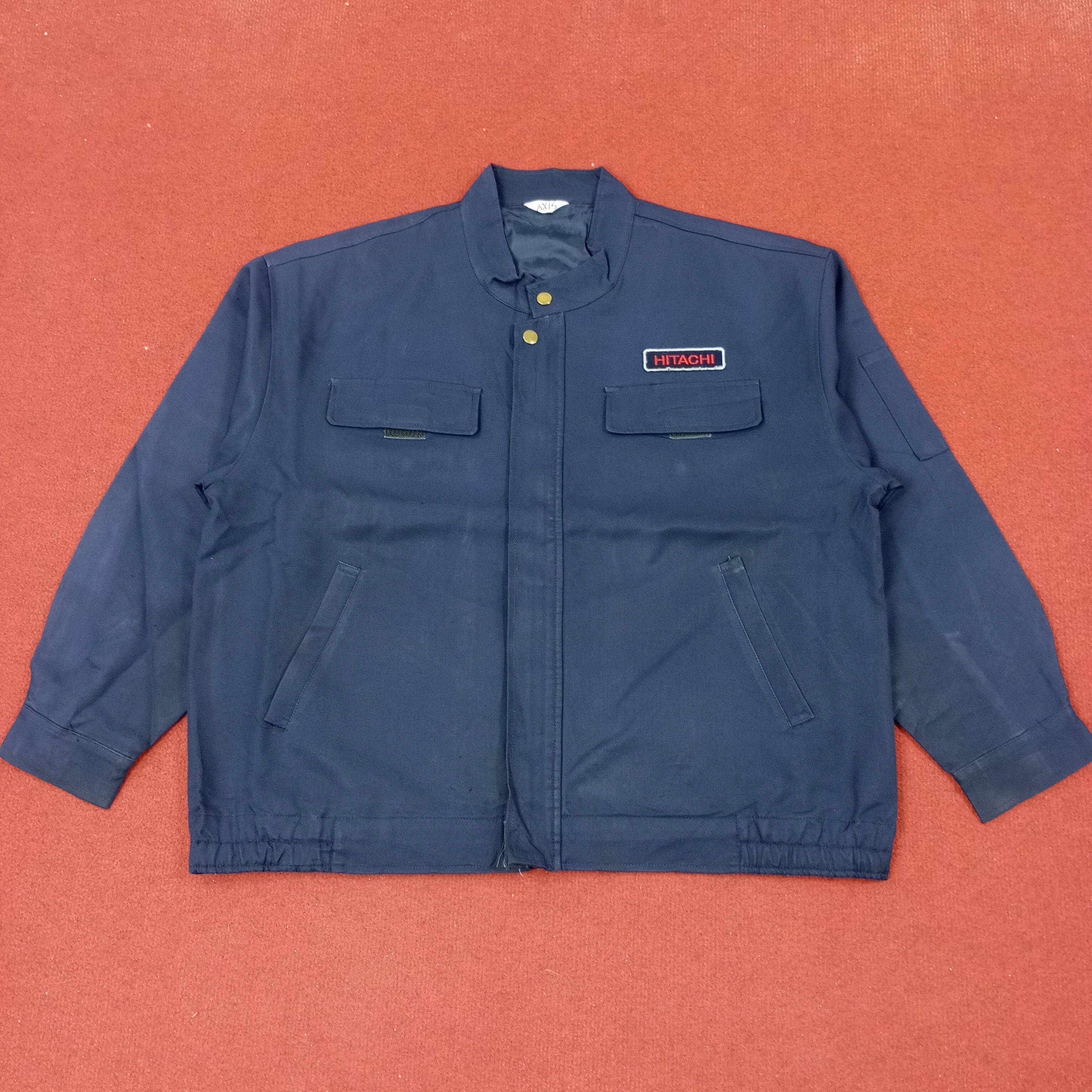Japanese Brand × Vintage Hitachi Japanese Brand Workwear Jacket C214N4 Size US XL / EU 56 / 4 - 1 Thumbnail