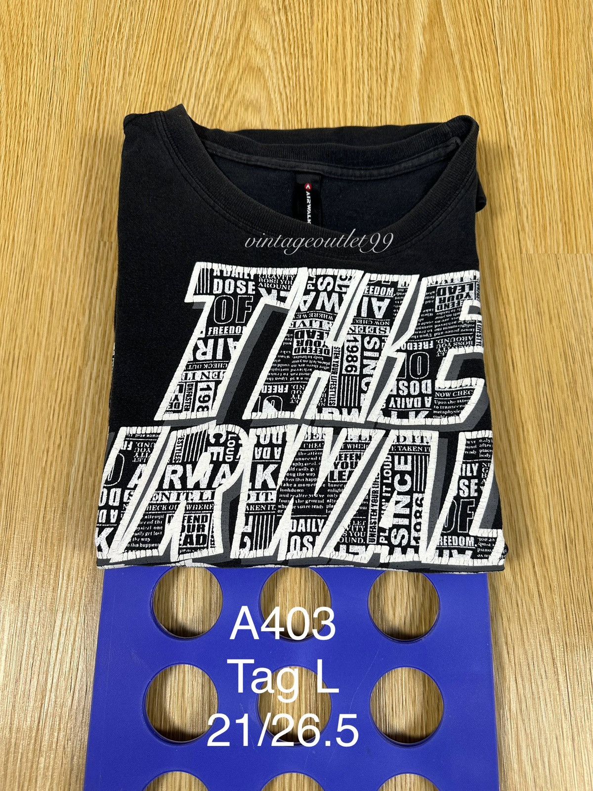 Airwalk Y2K Airwalk Project Board Wear Faded Tshirt A403 Size US L / EU 52-54 / 3 - 10 Thumbnail