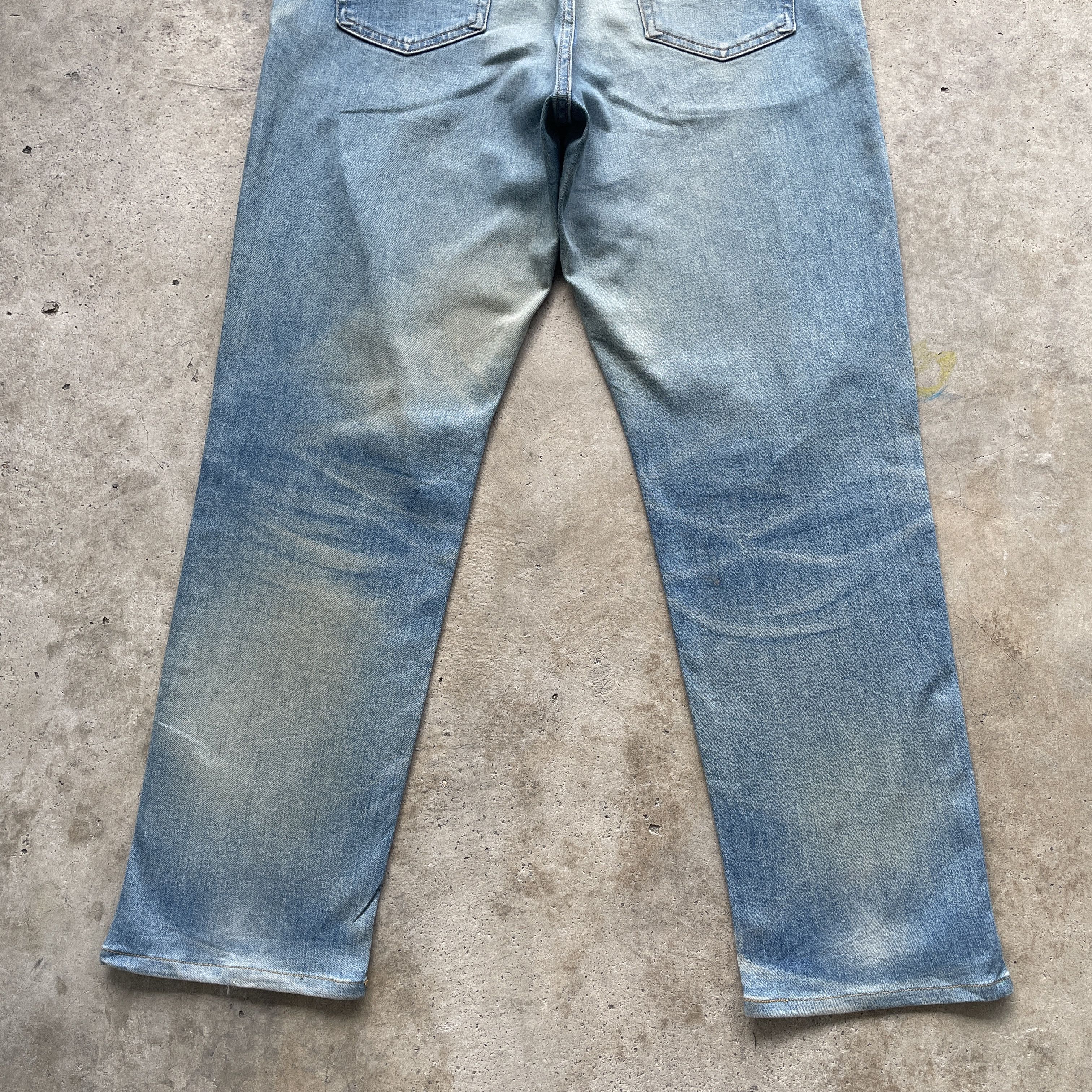 Edwin × Jean × Rusty W35x30.5💥 VINTAGE EDWIN JEANS RUSTY FADED DENIM PANTS JAPAN Size US 35 - 10 Thumbnail