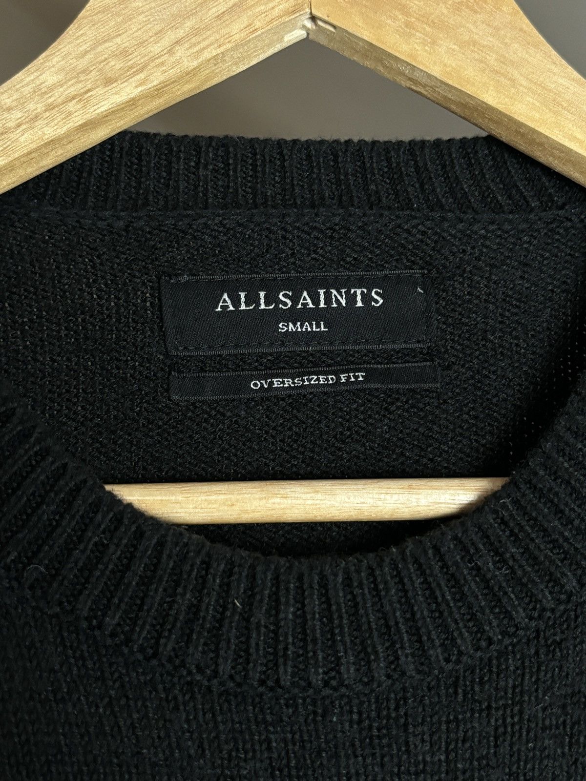 Allsaints × Designer AllSaints Oversized Shield Sweater Size US S / EU 44-46 / 1 - 4 Thumbnail