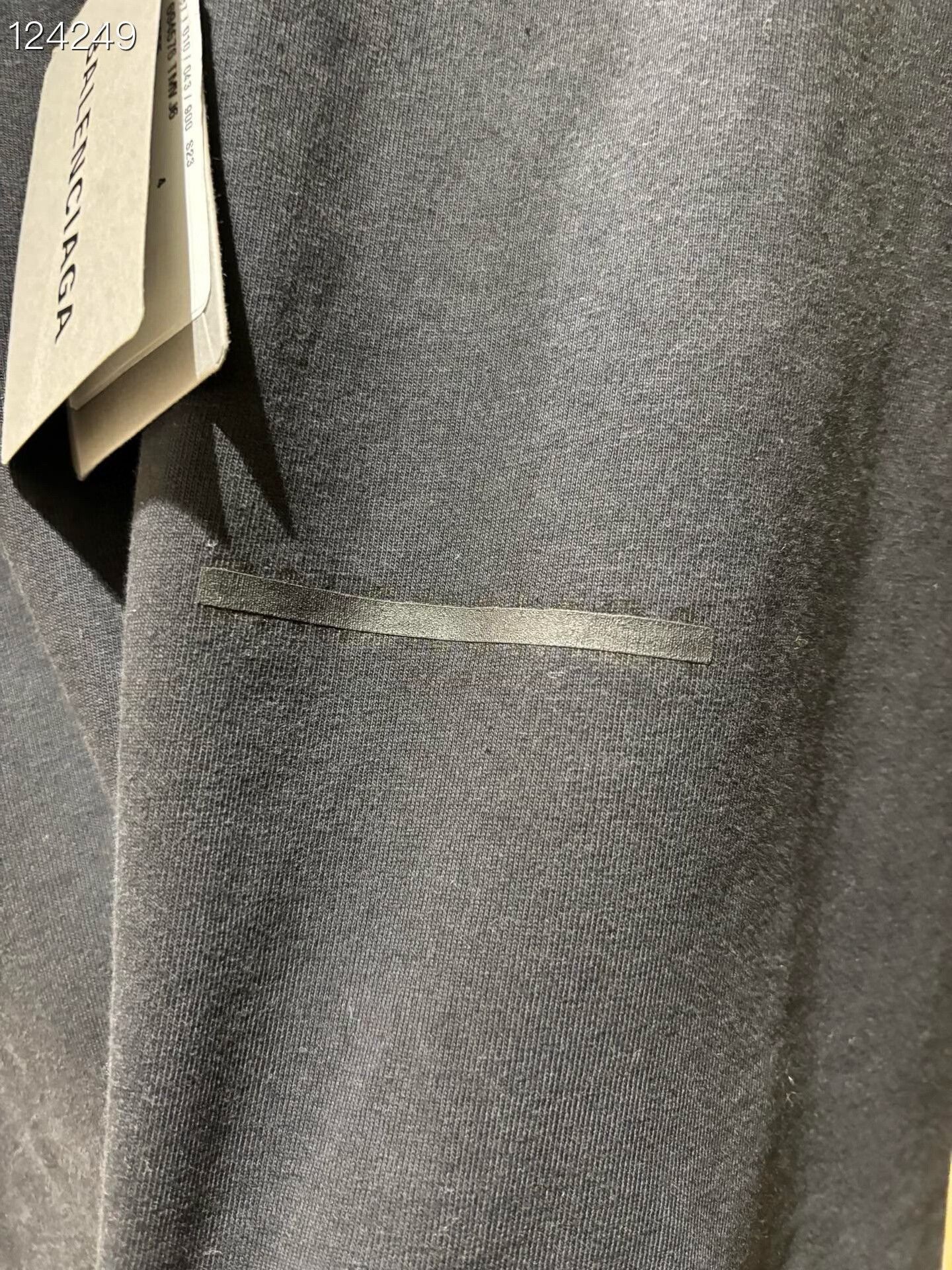 Balenciaga Balenciaga Black Logo Block Short Sleeve Shirt Size US L / EU 52-54 / 3 - 4 Thumbnail