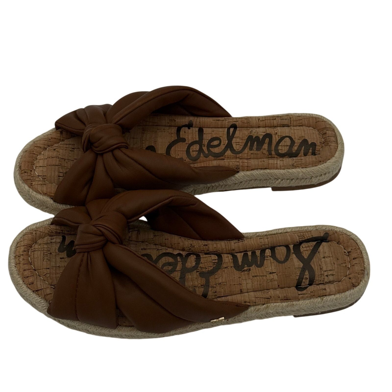 Sam Edelman Sam Edelman Abilene Knotted Slide Espadrille Sandals Size US 9 / IT 39 - 1 Thumbnail