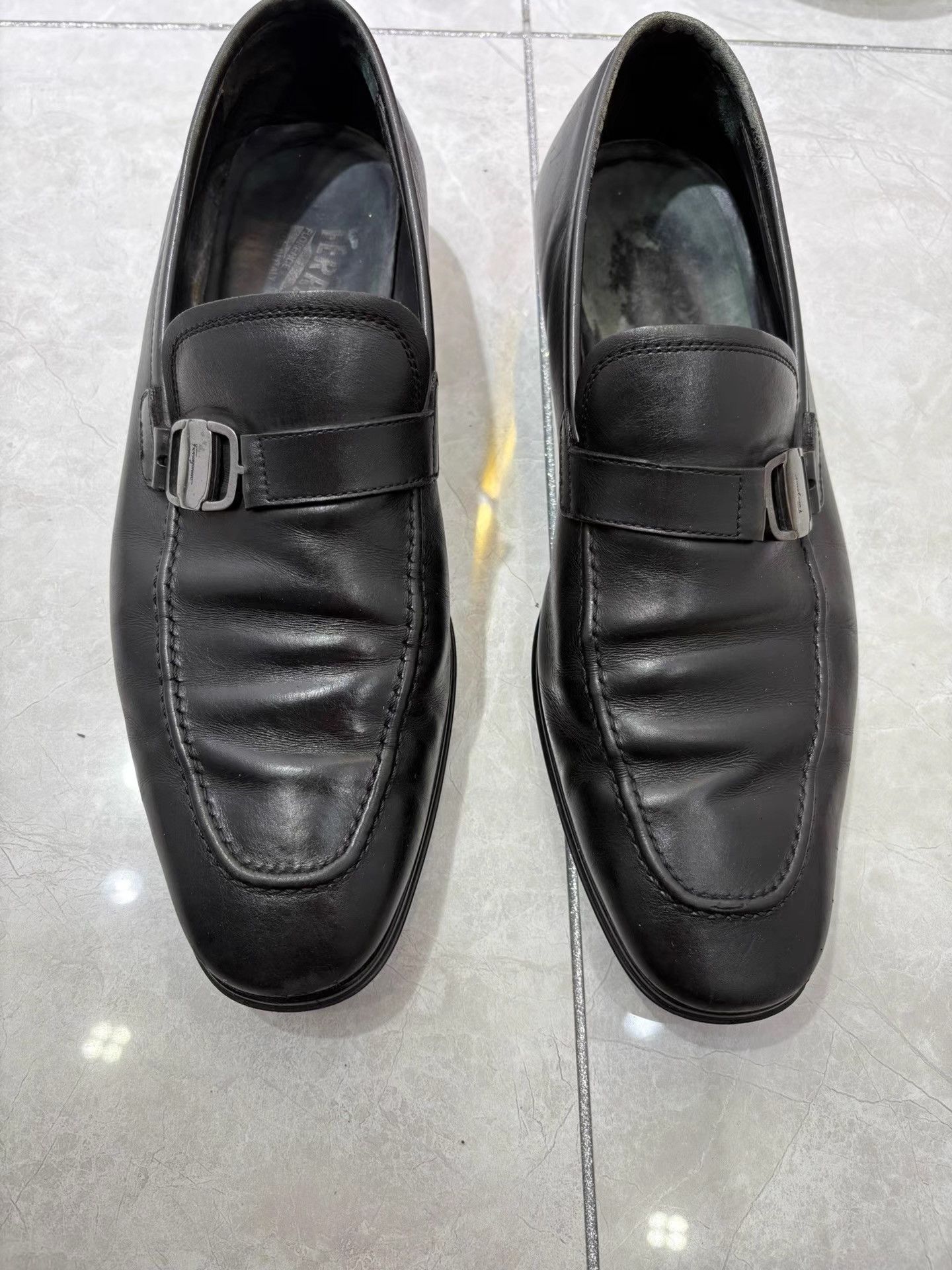 Salvatore Ferragamo Ferragamo Men's Business Loafer Casual Leather Shoes K29 Size US 7.5 / EU 40-41 - 1 Thumbnail