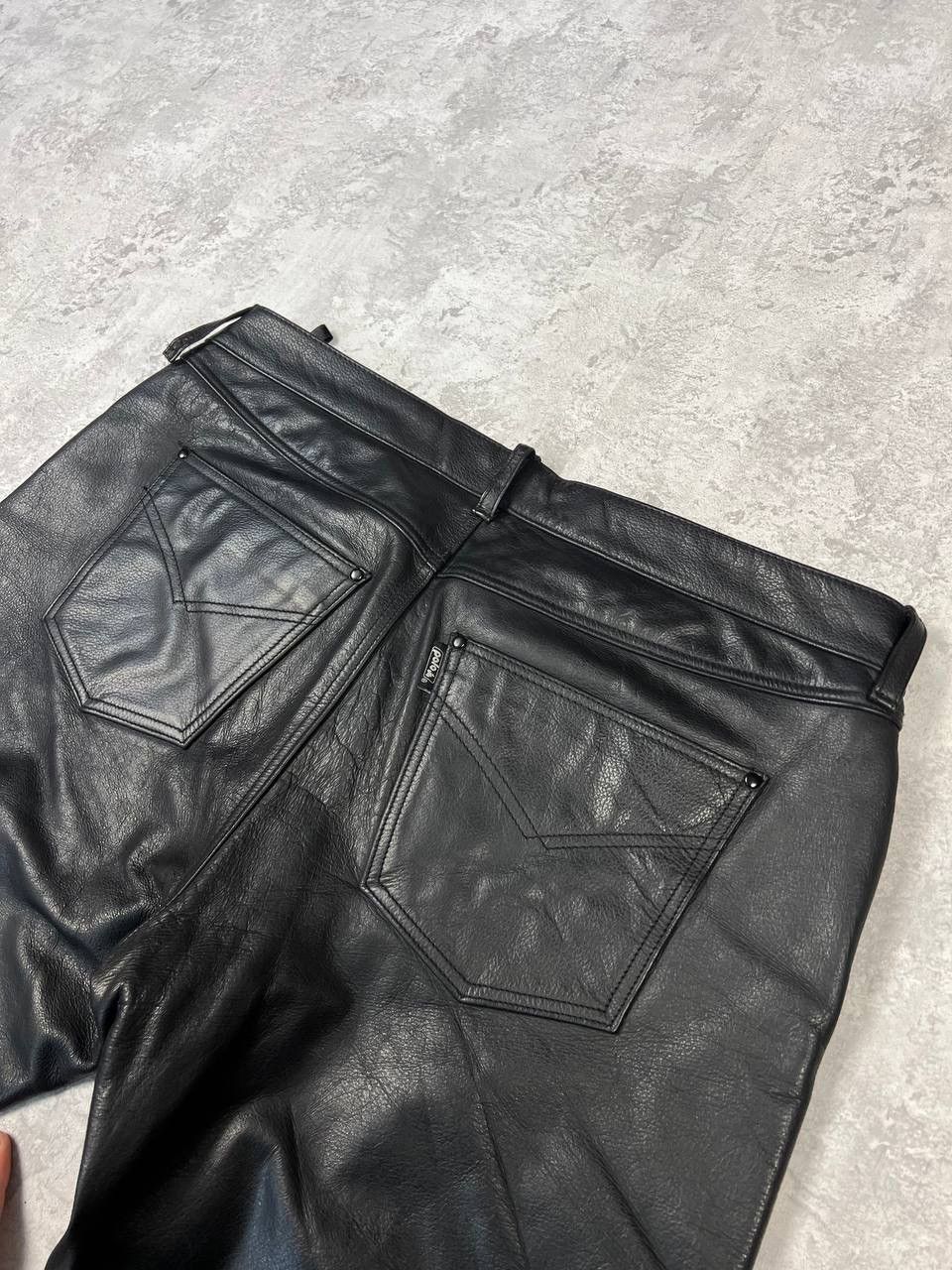 Genuine Leather Polo Vintage Y2K Genuine Leather Moto Pants Size US 43 - 13 Thumbnail