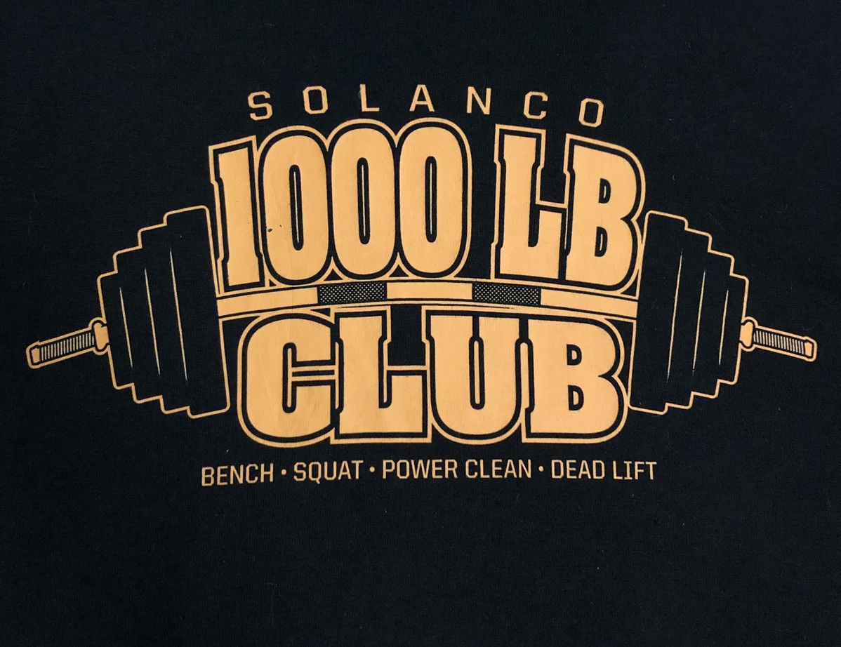 Vintage Vintage Solanco 1000 LB Club T-Shirt Size US M / EU 48-50 / 2 - 3 Thumbnail