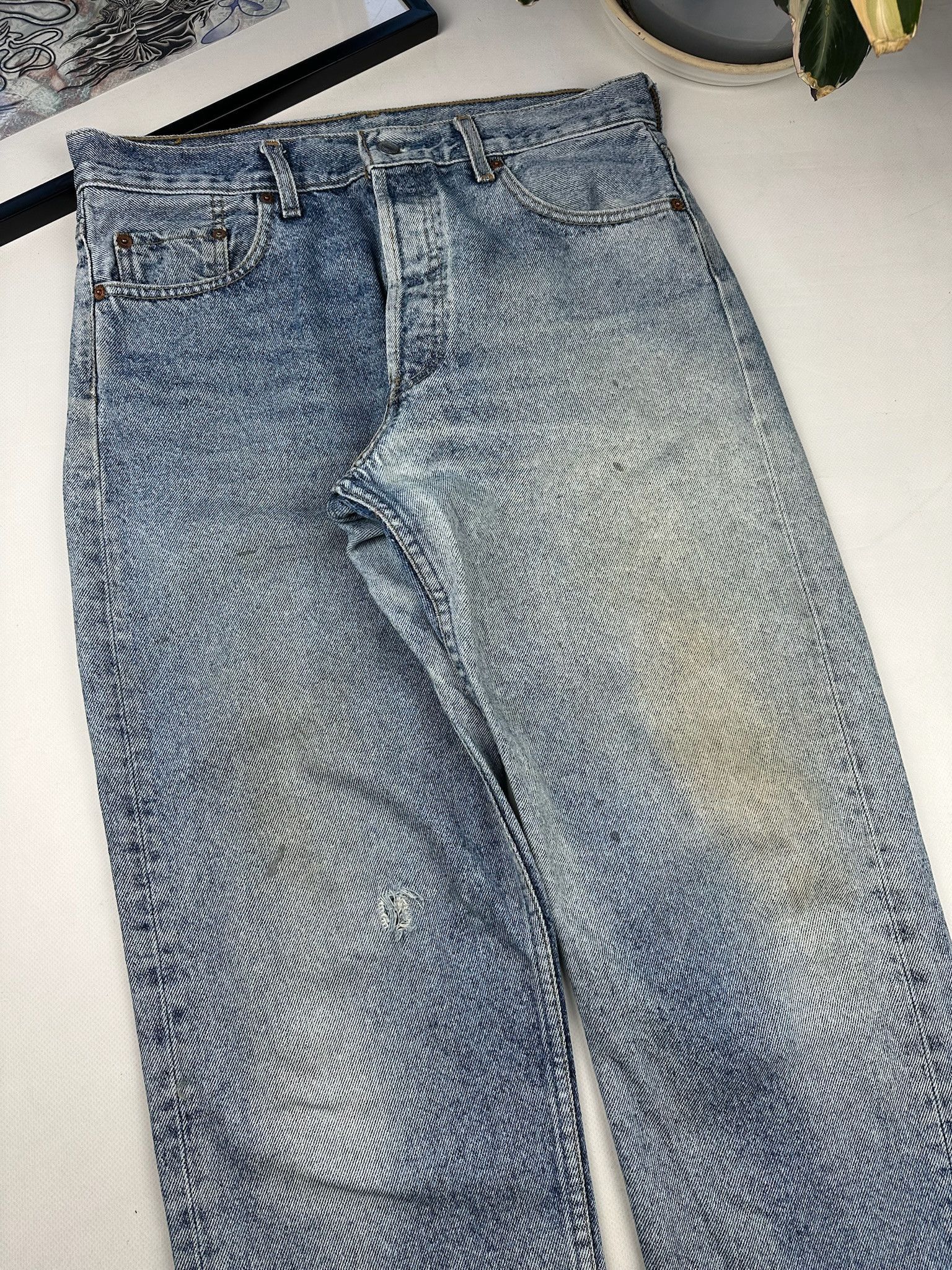 Levi's Vintage Levis 525 Light Wash Jeans Size US 33 - 8 Thumbnail