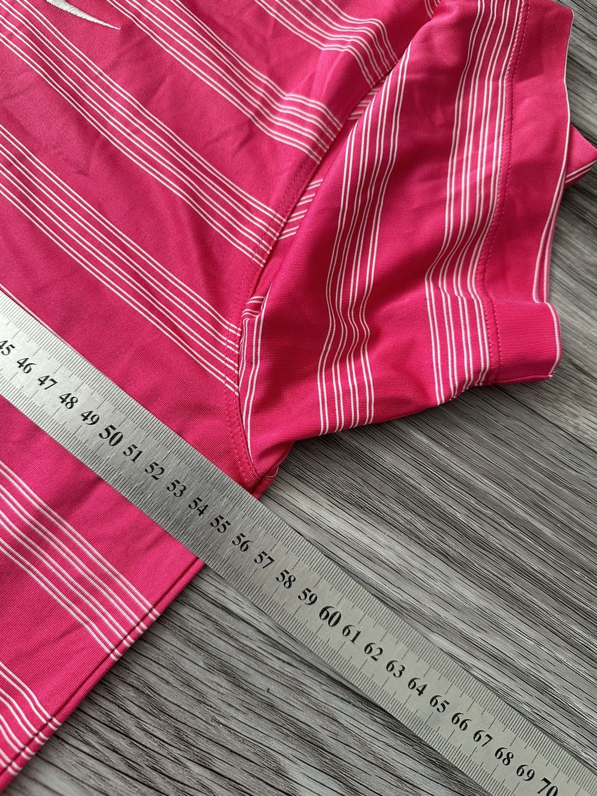 Nike Nike Golf Vintage Poto t shirt striped neon pink mens L Size US L / EU 52-54 / 3 - 6 Thumbnail