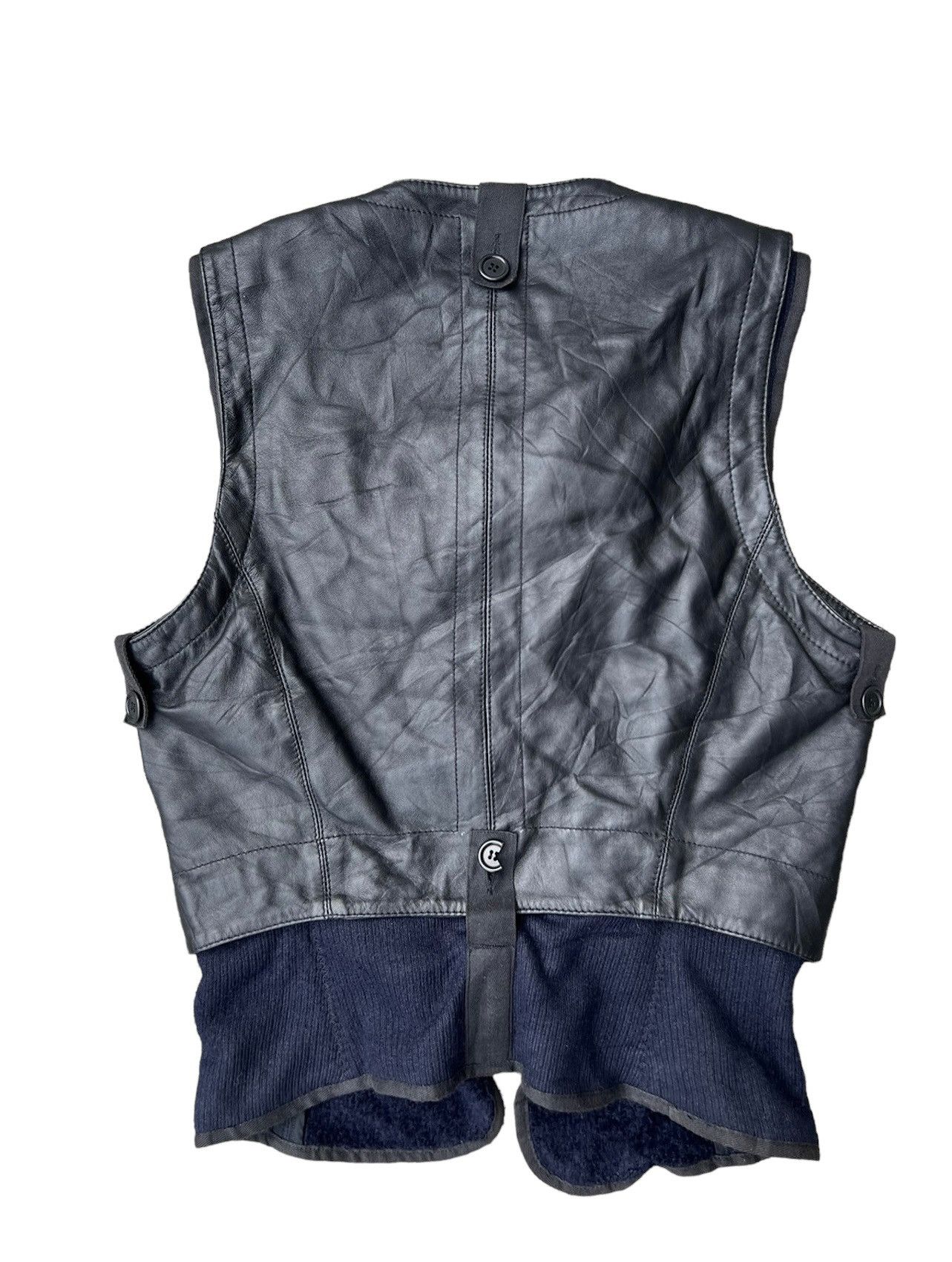 トップス 90s Dirk Bikkembergs Leather Vest Dirk Bikkembergs