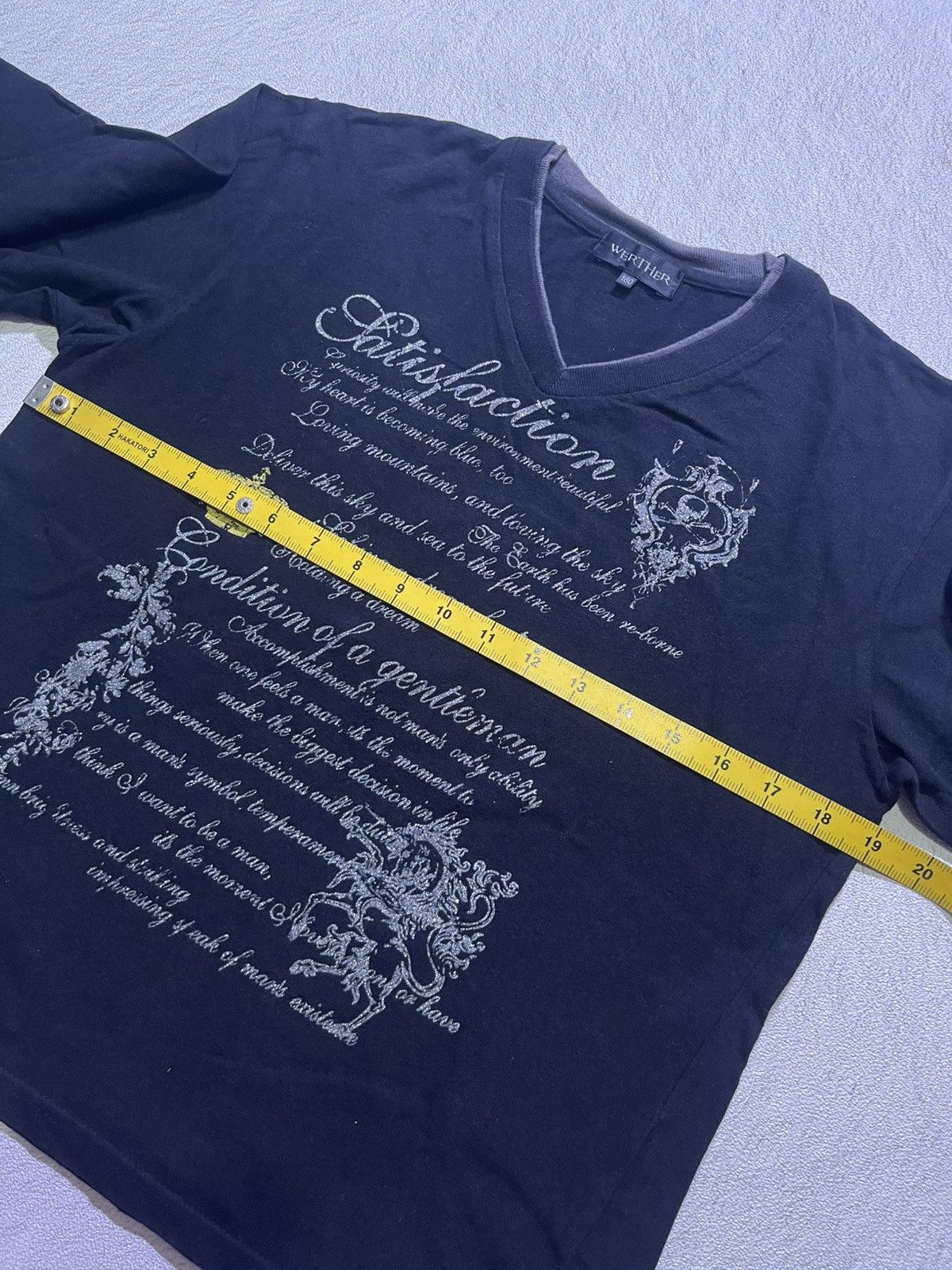 Japanese Brand Y2K WERTHER long sleeve tshirt Size US M / EU 48-50 / 2 - 8 Thumbnail