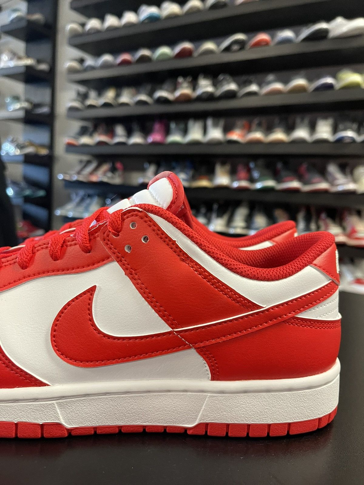 Nike Size 12 - Nike Dunk Low Red St John’s Size US 12 / EU 45 - 5 Thumbnail