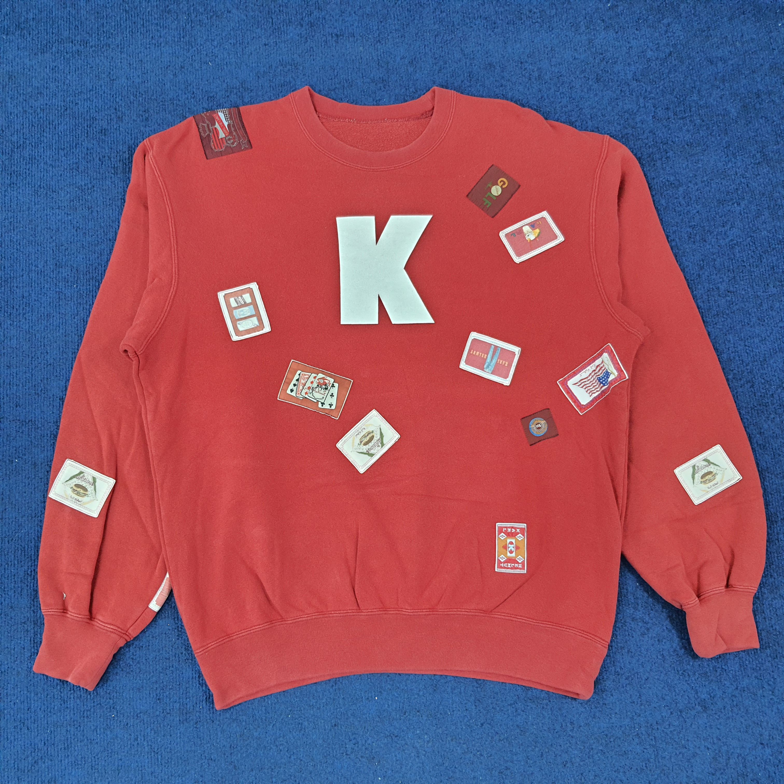 Japanese Brand × Karl Helmut × Vintage Vintage Karl Helmut Japan Designer Sweatshirt C221N16 Size US L / EU 52-54 / 3 - 1 Thumbnail