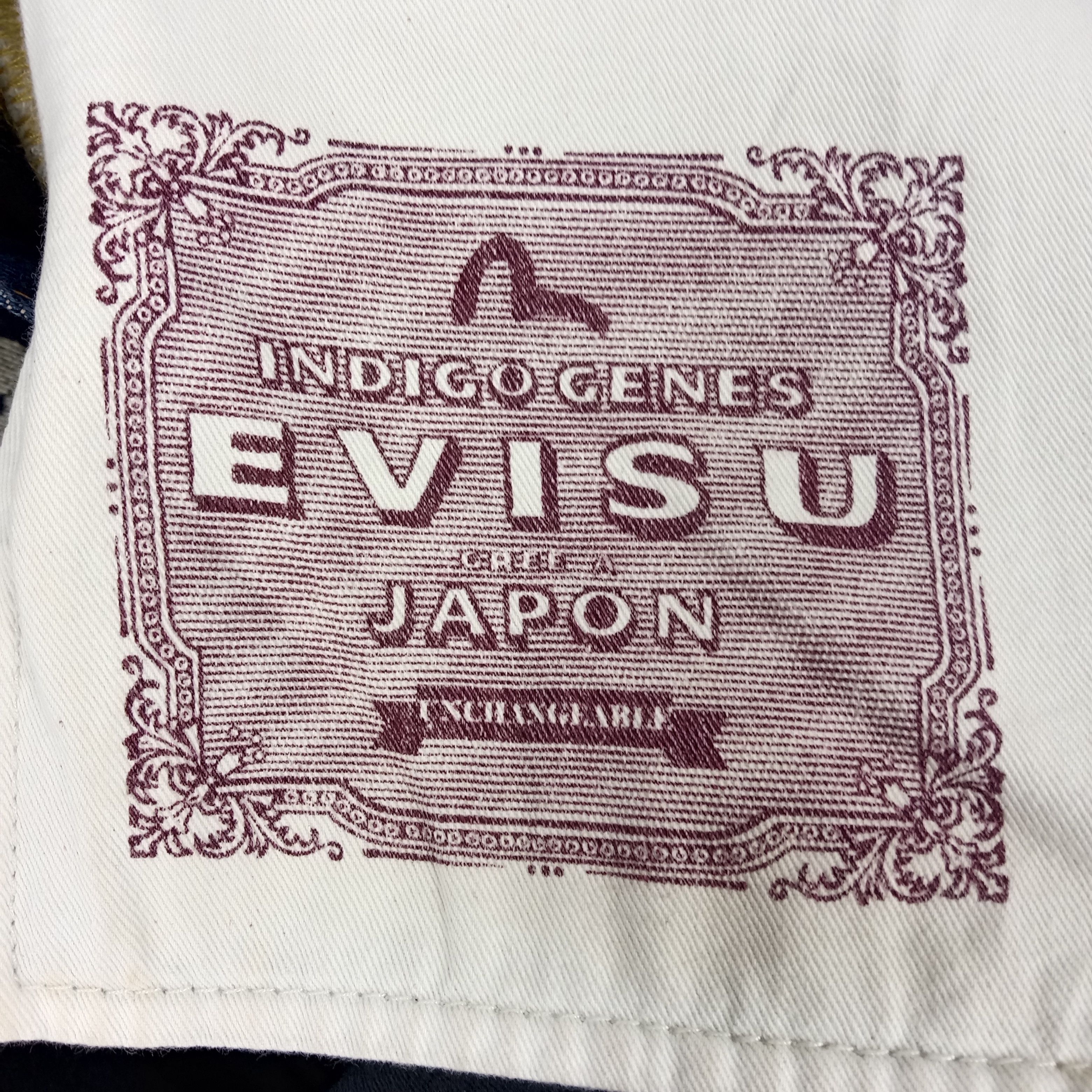 Evisu × Vintage Evisu Japanese Brand Daicock Art Denim Jeans Size US 31 - 14 Thumbnail