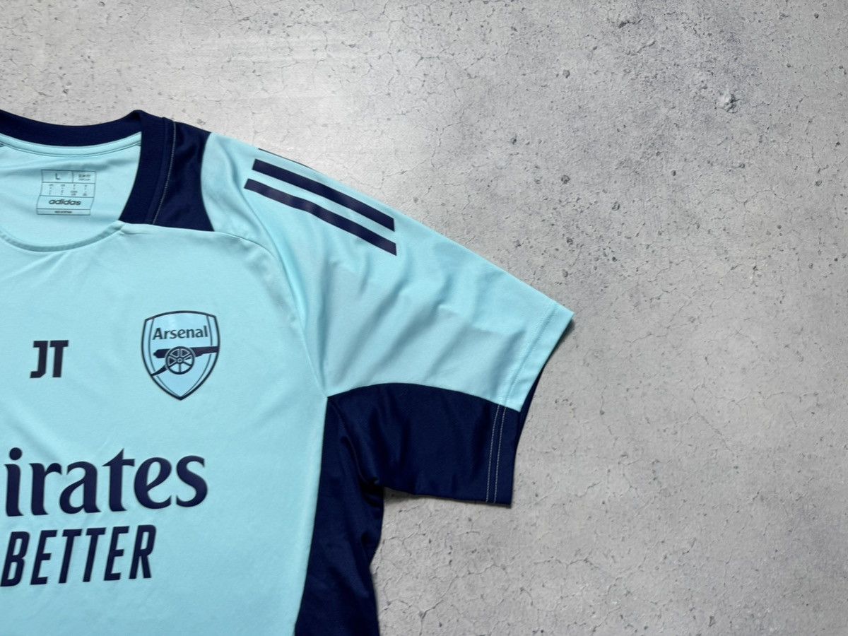 Adidas Adidas FC Arsenal Training Soccer Jersey Shirt Size US L / EU 52-54 / 3 - 3 Thumbnail