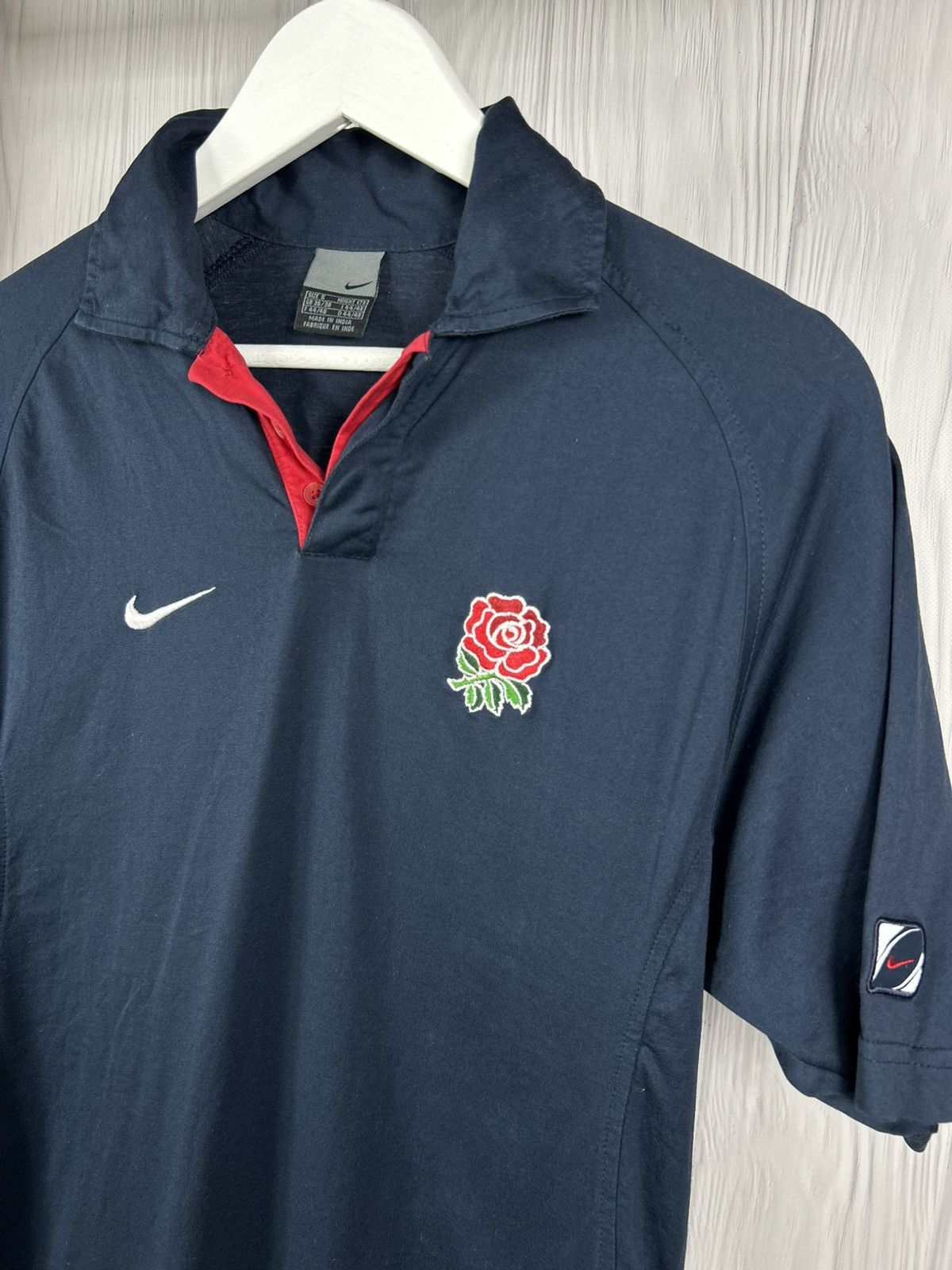 Nike Vintage England Rugby Polo Shirt 2004 Nike Blue Size S Size US S / EU 44-46 / 1 - 3 Thumbnail