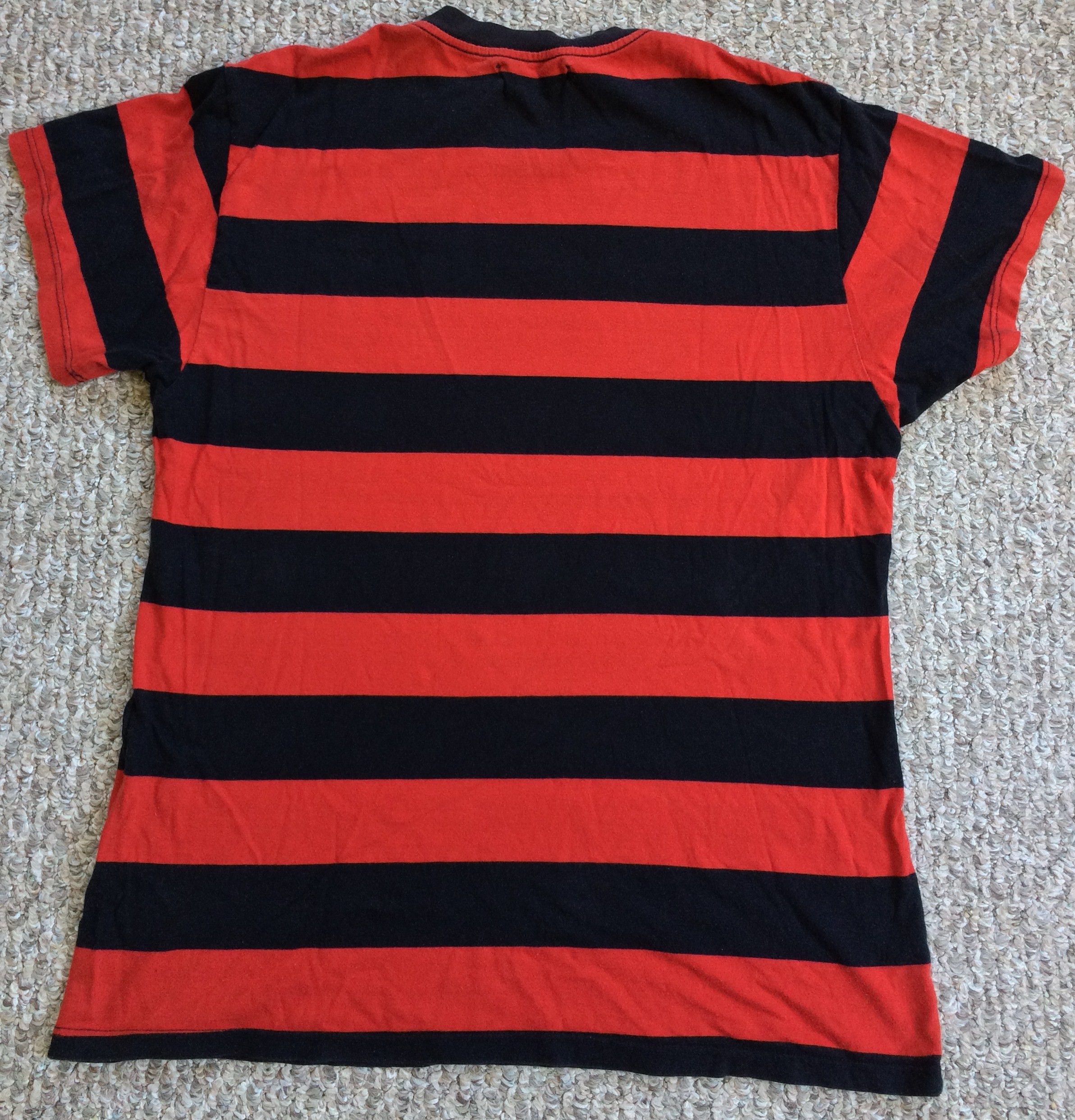 Amiri Amiri Black & Red Striped T-Shirt Size US S / EU 44-46 / 1 - 3 Thumbnail