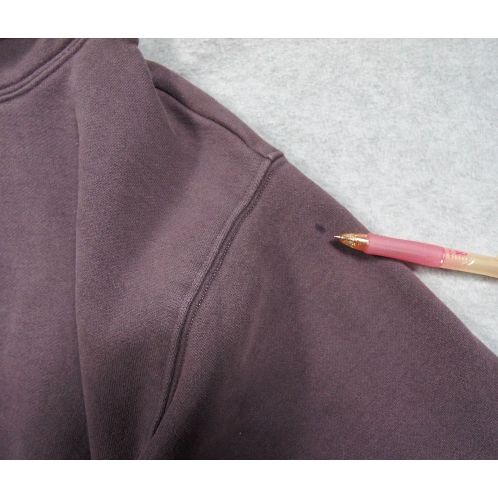 TNA TNA Hoodie Women XS Purple Cropped Pullover Sweatshirt Fleece Hooded All Seasons Size XS / US 0-2 / IT 36-38 - 4 Thumbnail