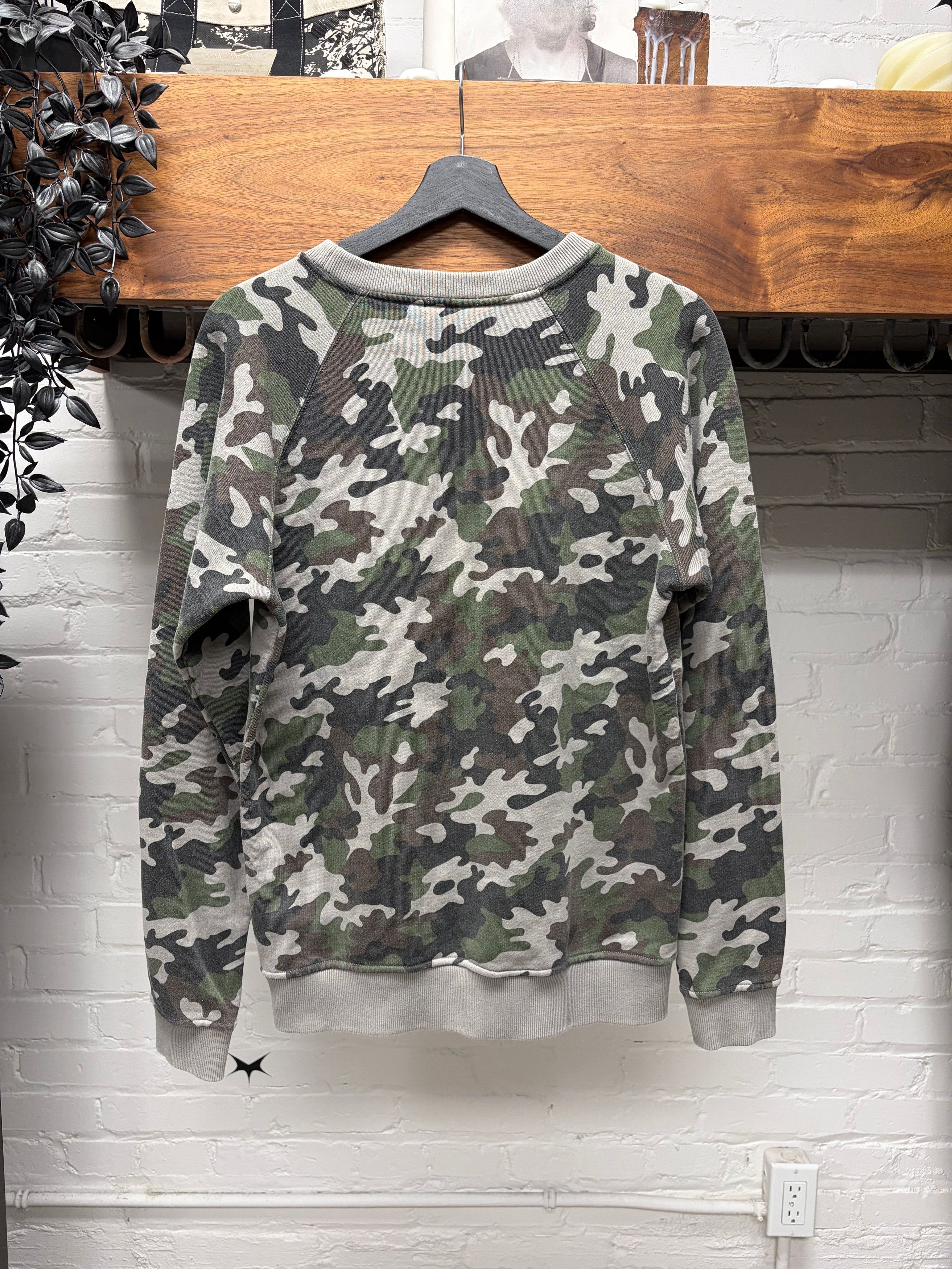Saint Laurent Paris 2014 Saint Laurent by Hedi Slimane ‘Camouflage’ Sweatshirt Size US M / EU 48-50 / 2 - 4 Thumbnail