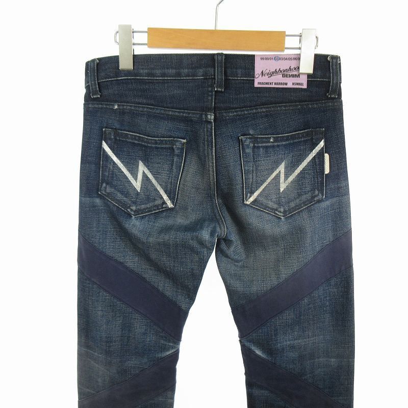 Neighborhood 2002 Neighborhood Fragment Narrow Low Waist Denim Jeans Size US 30 / EU 46 - 4 Thumbnail