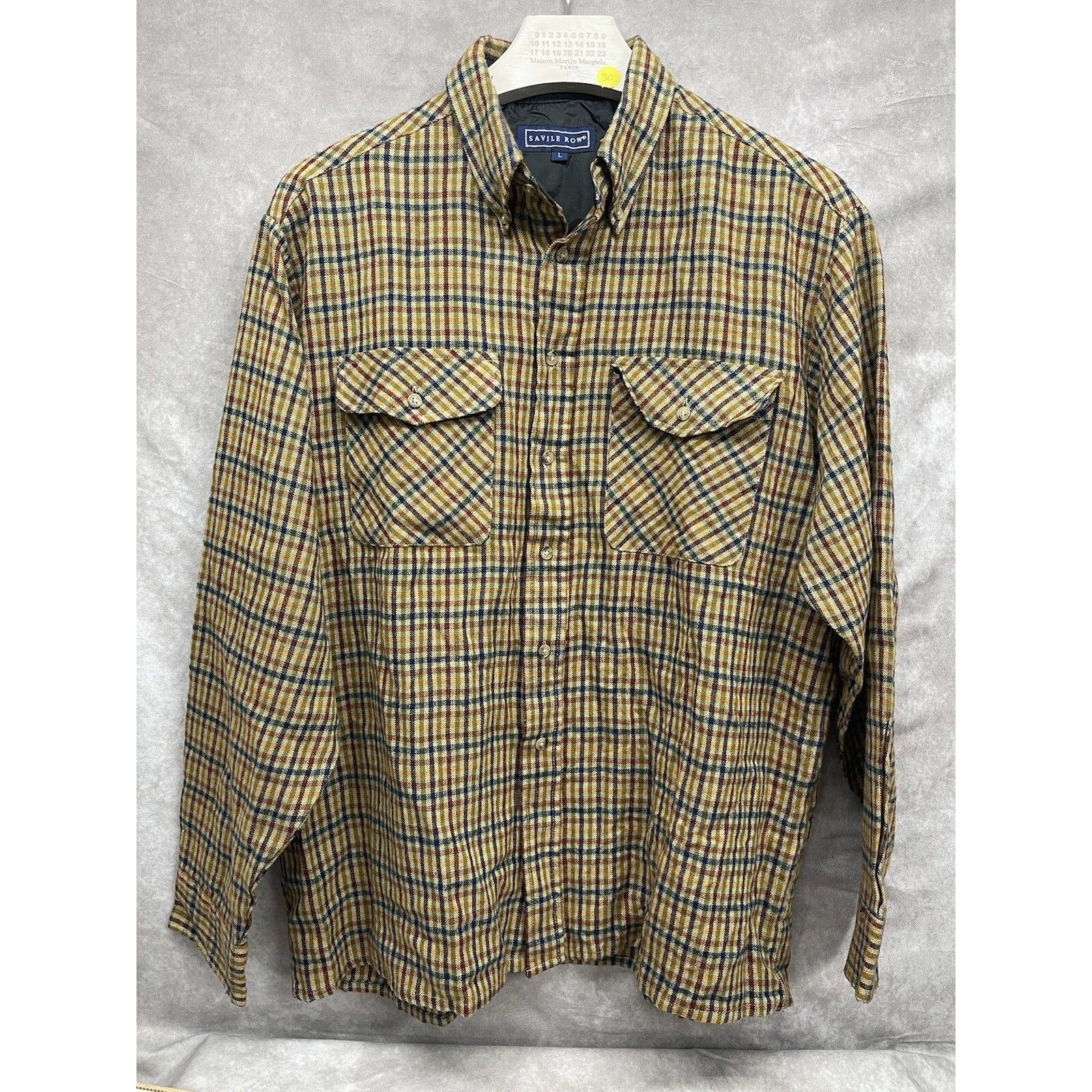 Savile Row Vintage Savile Row Shacket Mens Jacket Large Flannel Coat Wo Size US L / EU 52-54 / 3 - 1 Thumbnail