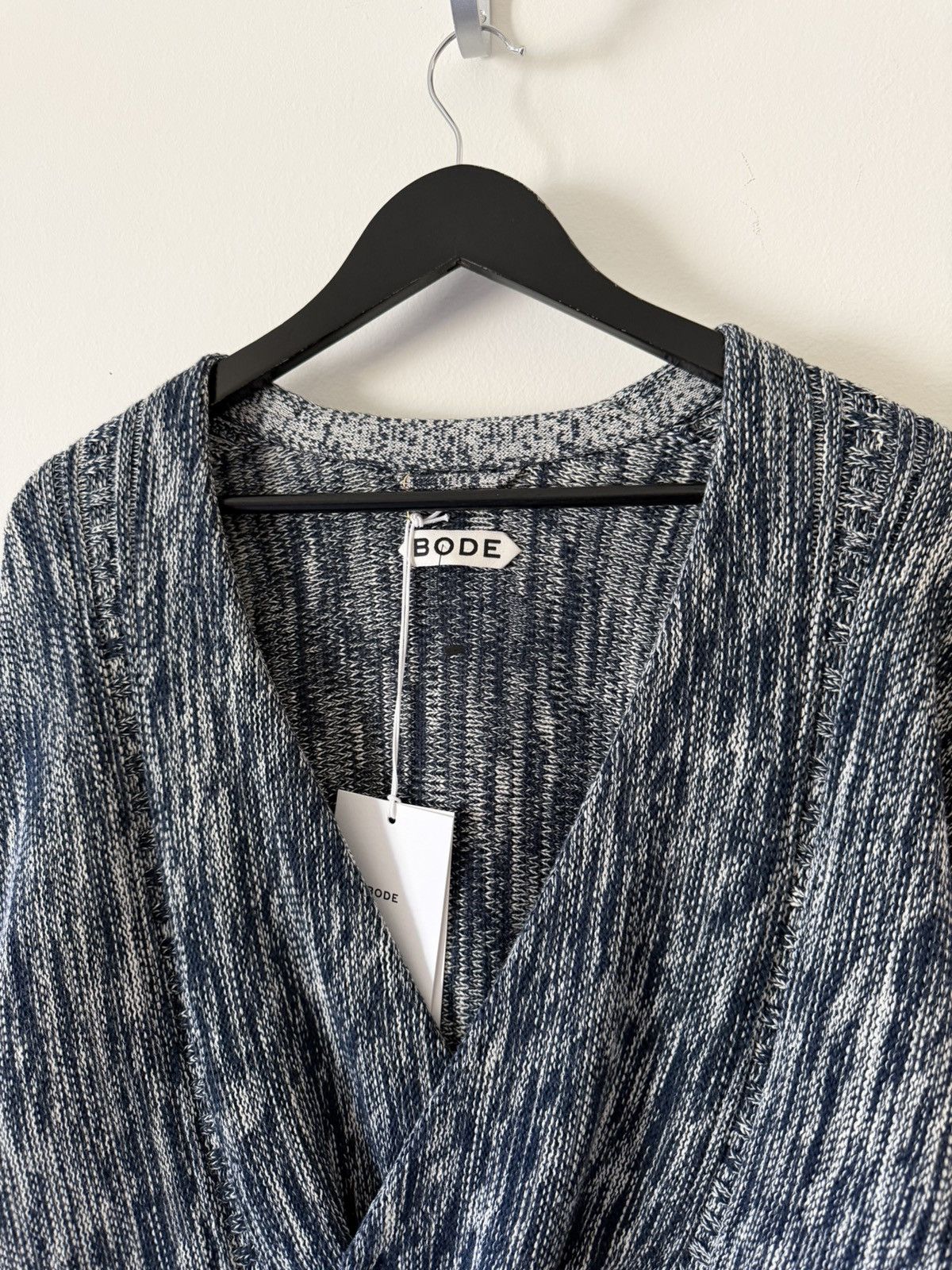 Bode Bode Double Breasted Cardigan in Marled Blue Size US XL / EU 56 / 4 - 2 Thumbnail