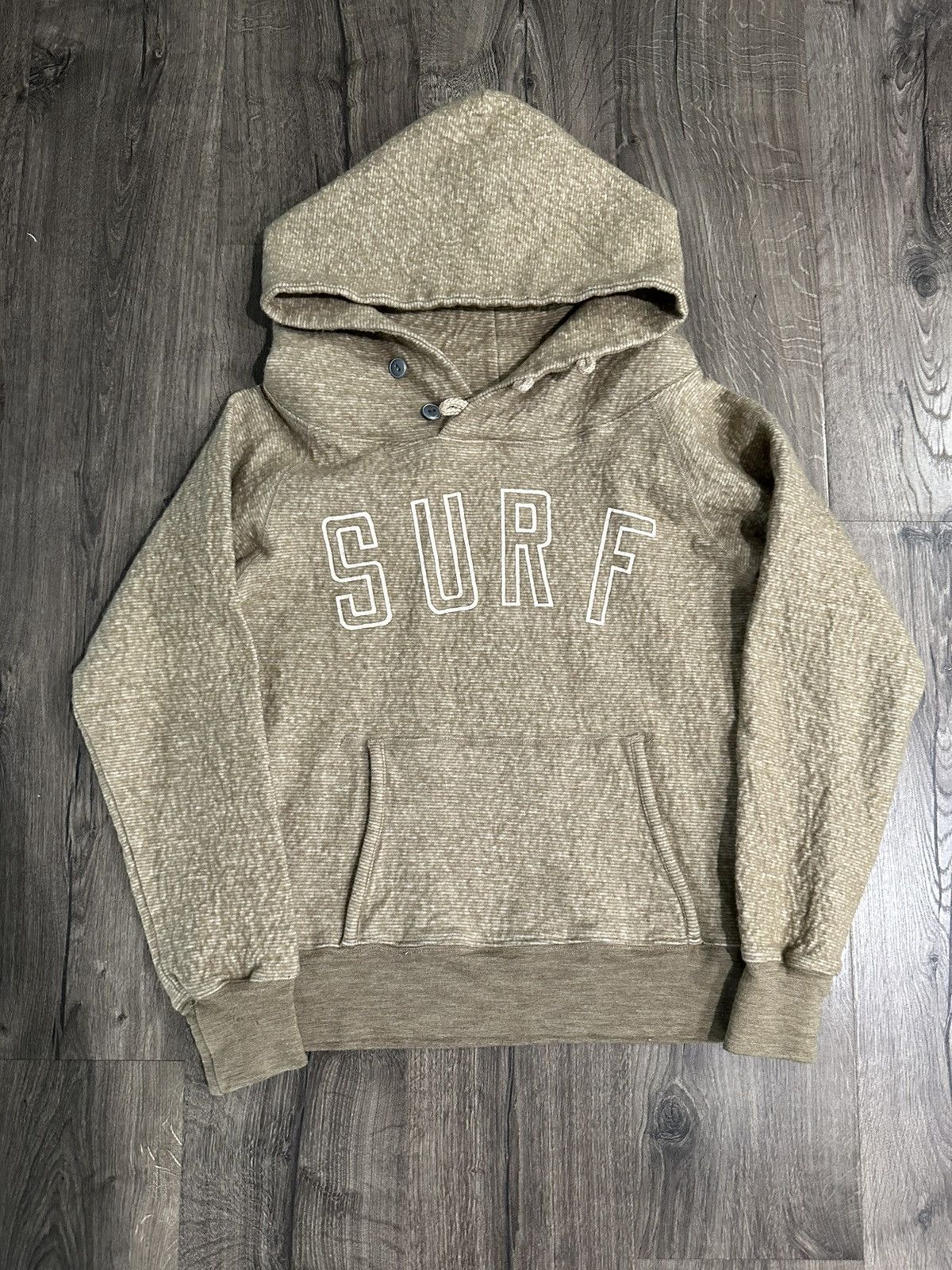image of Kapital Surf Hoodie in Brown, Men's (Size Medium)