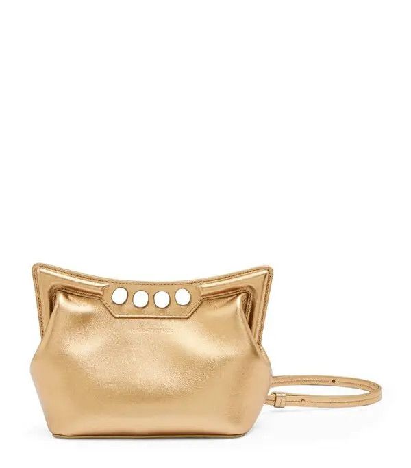 Alexander McQueen o1w1db10925 Size: OS/The Mini Peak Bag in Golden Size ONE SIZE - 2 Thumbnail