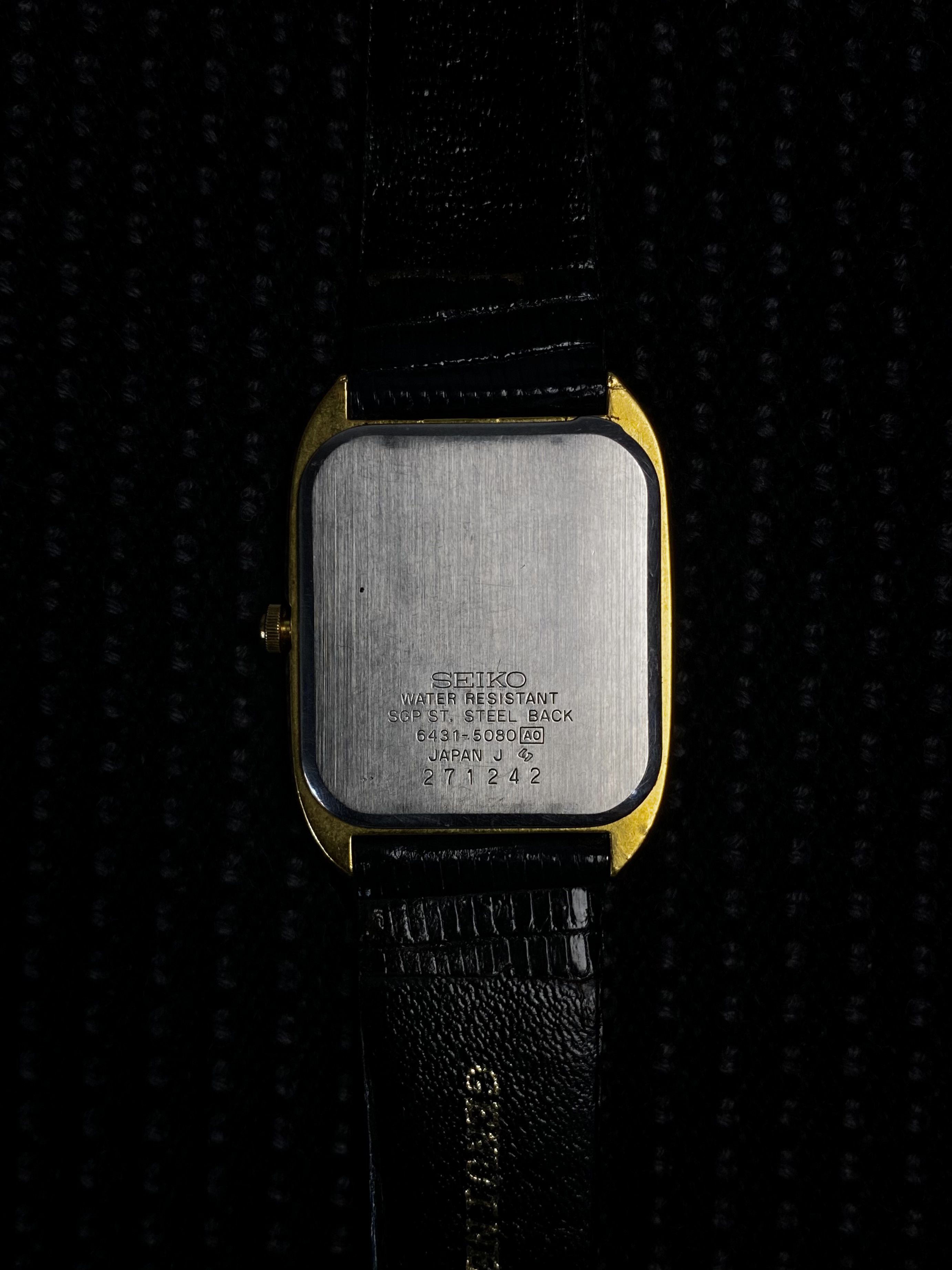 Seiko × Vintage 💥 Vtg 80's Seiko Rectangle Size ONE SIZE - 7 Thumbnail