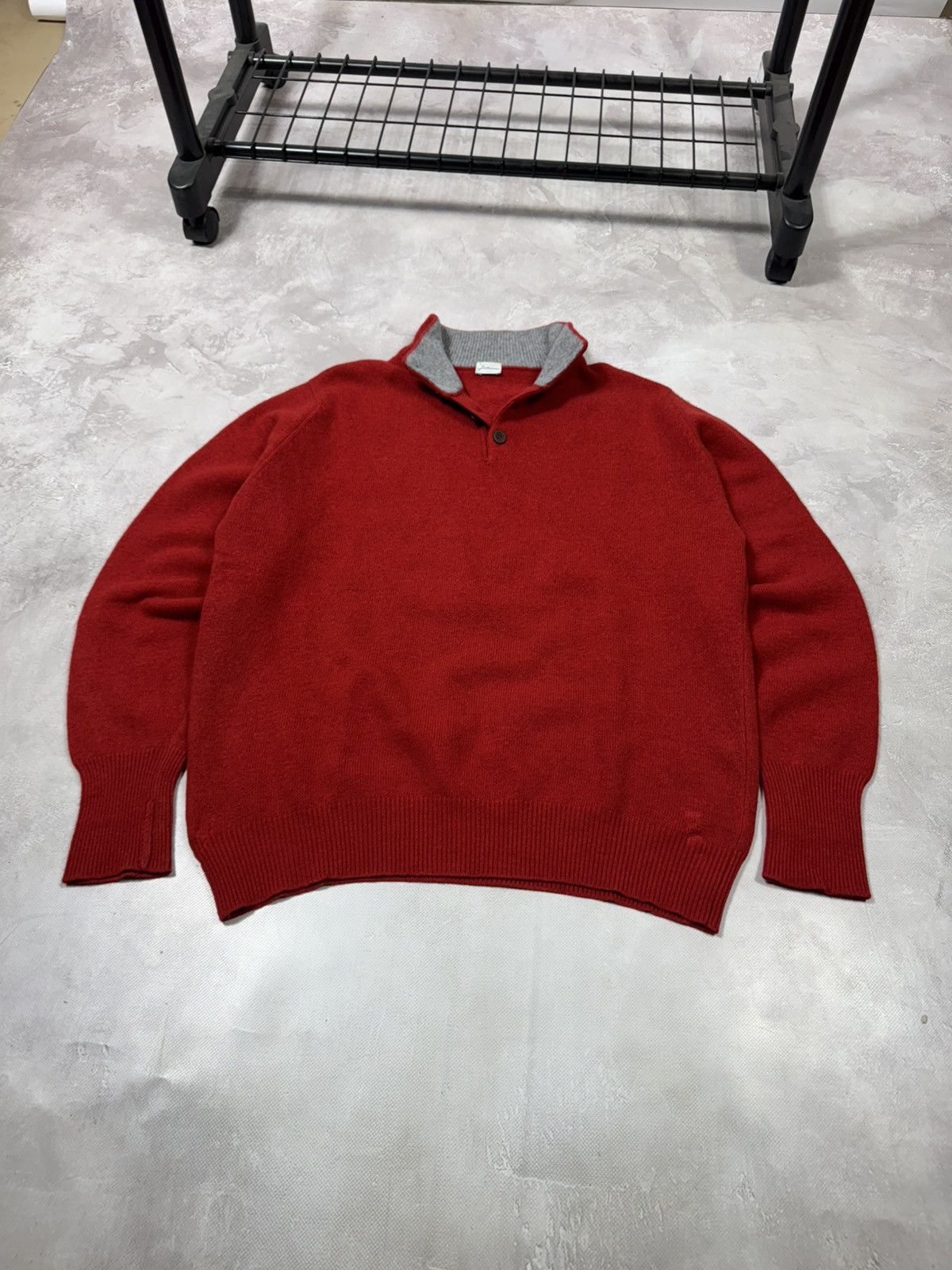 Other Falconeri Luxury Red Wool Sweater Size US L / EU 52-54 / 3 - 2 Thumbnail