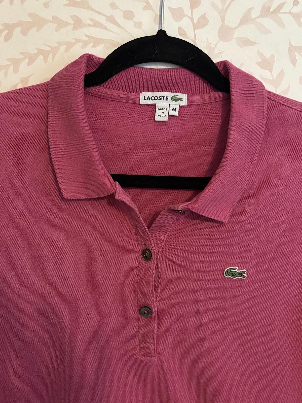 Lacoste Lacoste Sleeveless Pink Polo Shirt Size 44 Size L / US 10 / IT 46 - 2 Thumbnail