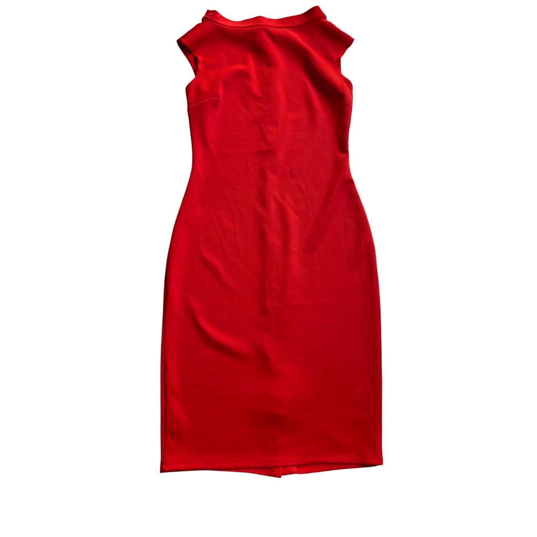 Other NEW YORK COMPANY MIDI BODYCON RED PENCIL DRESS M Size M / US 6-8 / IT 42-44 - 4 Thumbnail