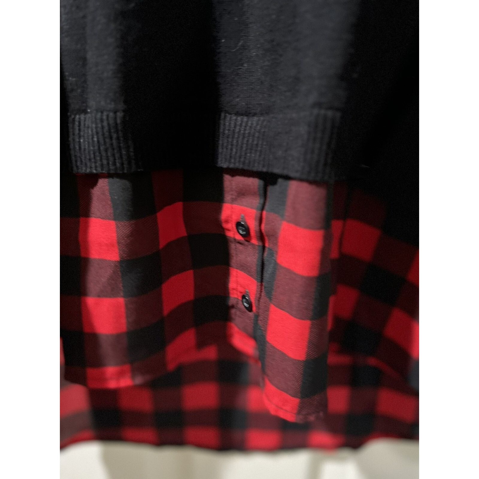 Adrianna Papell Adrianna Papell Sweater Black Red Size M A001798 Size M / US 6-8 / IT 42-44 - 6 Thumbnail