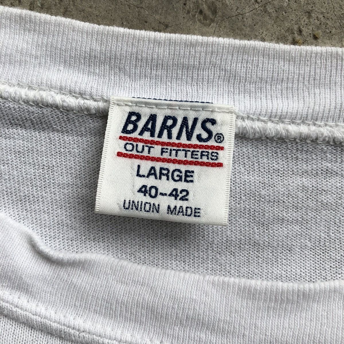BARNS OUTFITTERS BARNS Union Made Motorcycle Overprint T-Shirt Size US L / EU 52-54 / 3 - 6 Thumbnail