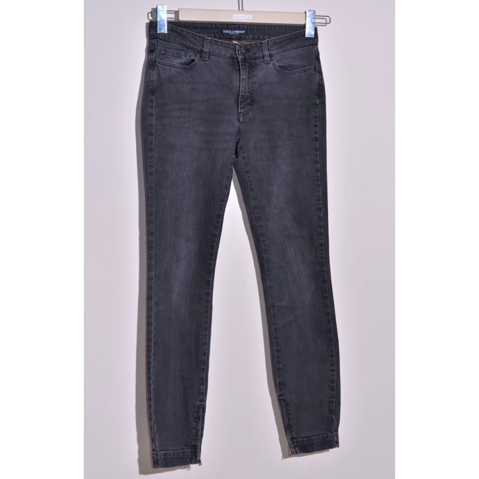 Dolce & Gabbana Dolce & Gabbana Jeans Audrey Grey Skinny Ankle Zip Size 40 Womens Slim Regular 29.5in 75cm 37.8in Grey Size 27" / US 4 / IT 40 - 2 Thumbnail