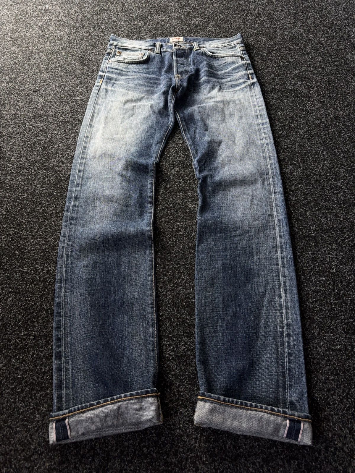 Edwin Vintage 90s Edwin ED-71 Japanese Selvedge Retro Denim Jeans Size US 31 - 1 Thumbnail