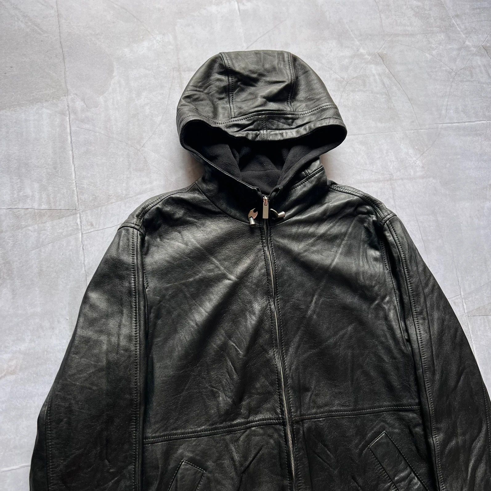 Weekend Max Mara vintage Weekend by MaxMara leather jacket bomber retro coat Size M / US 6-8 / IT 42-44 - 4 Thumbnail