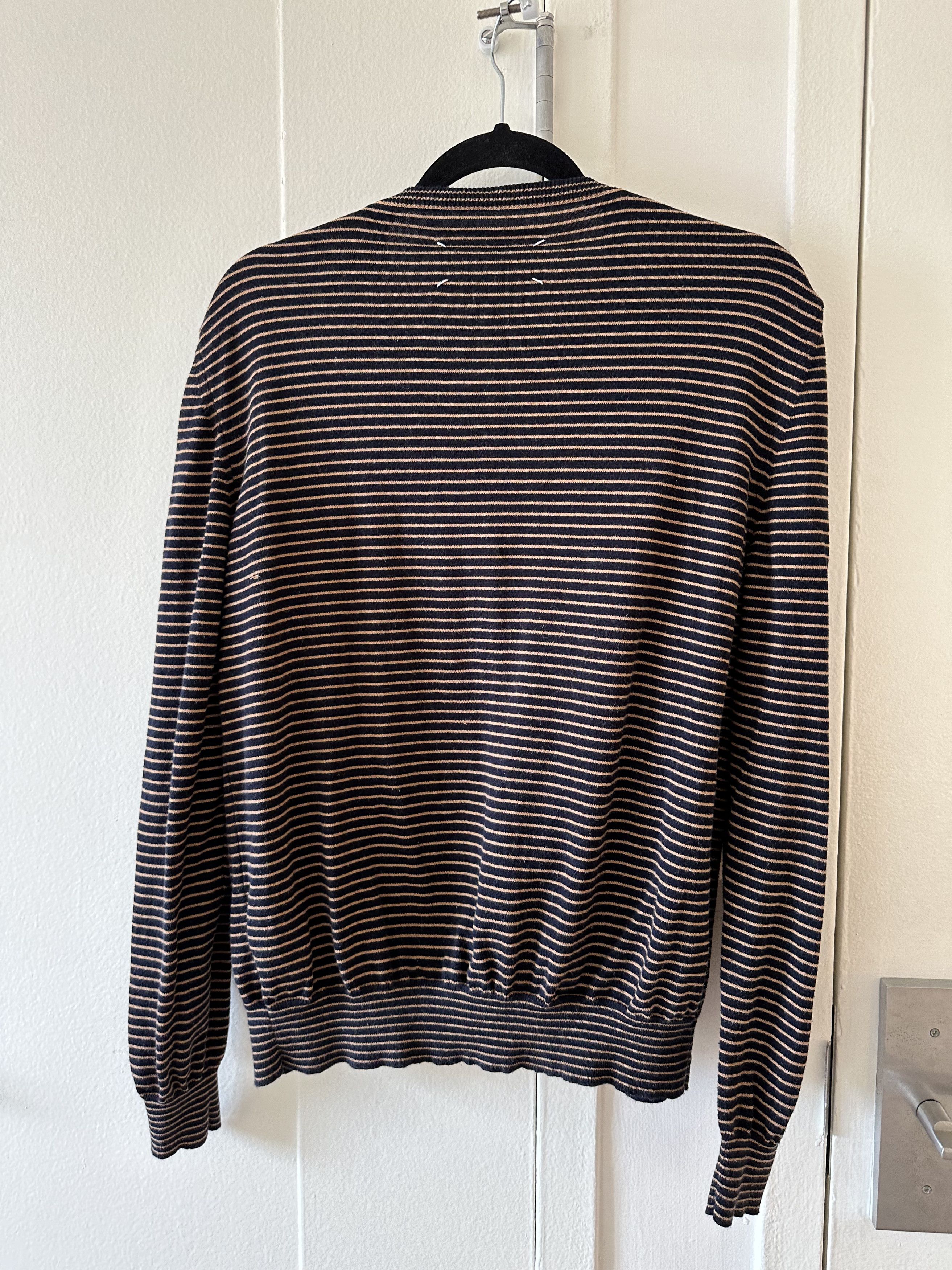Maison Margiela Maison Margiela Striped Cardigan Size US S / EU 44-46 / 1 - 6 Thumbnail