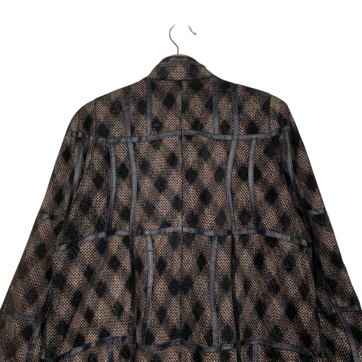 Japanese Brand Jan Elizabeth Checkered Leather Jacket Size M / US 6-8 / IT 42-44 - 8 Thumbnail