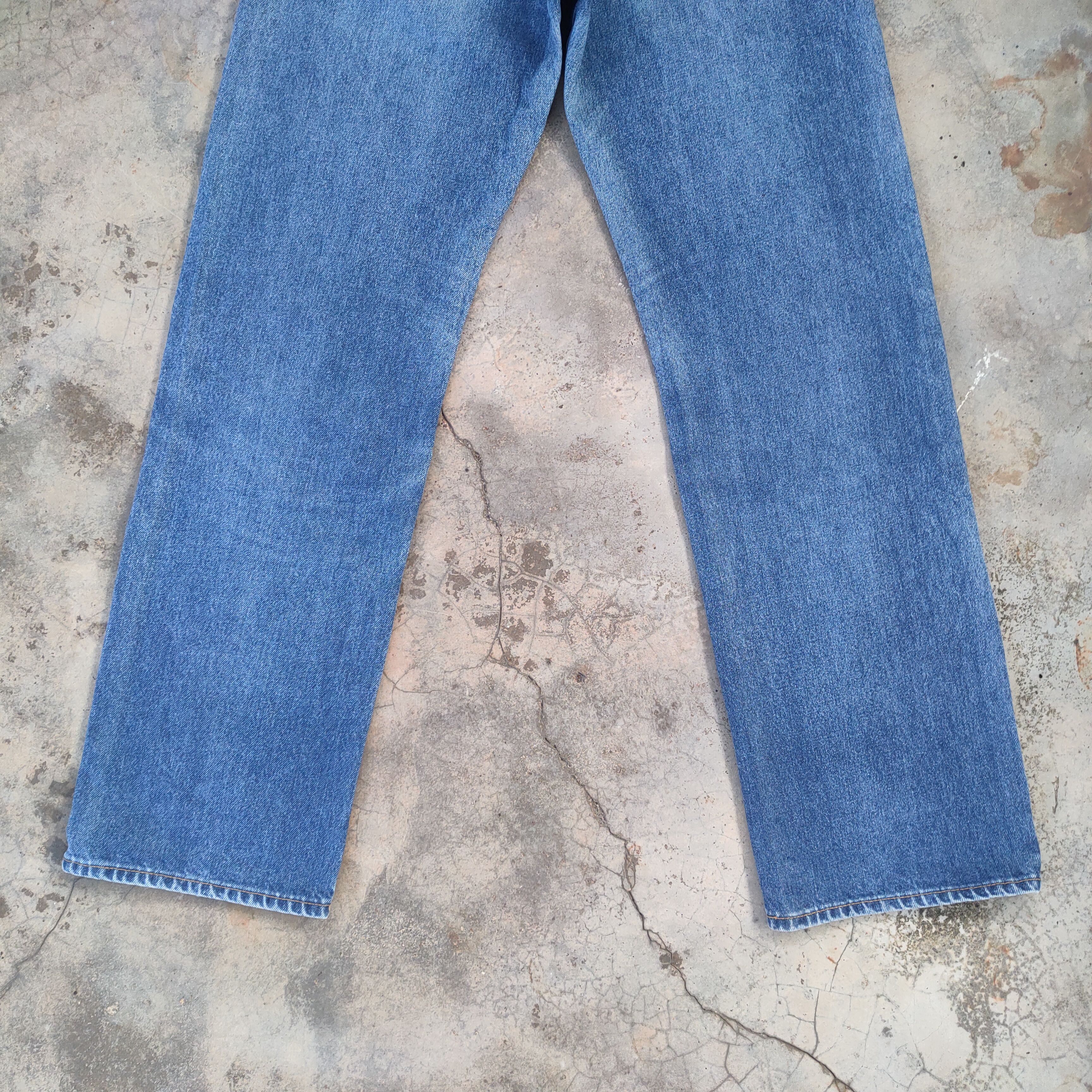 Warehouse W27 VINTAGE WAREHOUSE FADED BLUE WASH JEAN PANTS Size US 27 - 9 Thumbnail