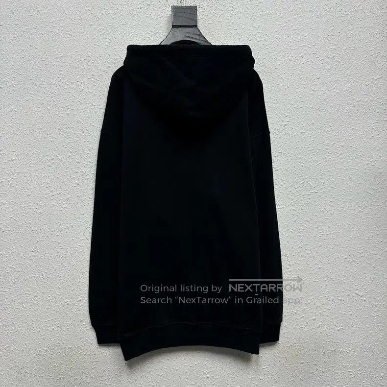 Balenciaga Balenciaga Black Wheat Ear Hooded Sweatshirt Size US S / EU 44-46 / 1 - 2 Thumbnail