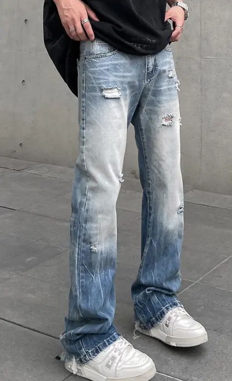 VIBE American straight wide-leg loose jeans baggy jeans Size US 32 / EU 48 - 1 Thumbnail