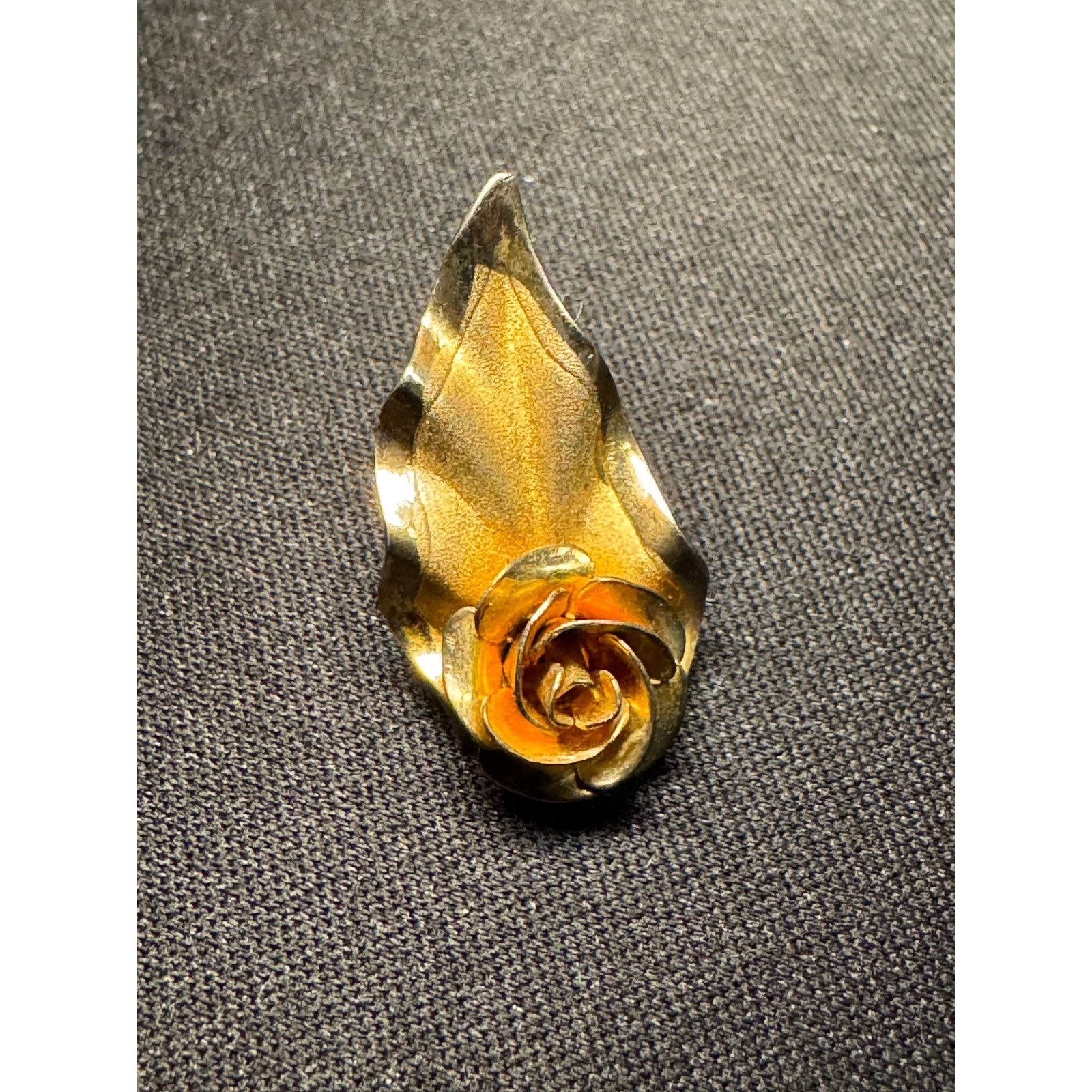 Other Vintage Bond Boyd Vermeil Flower/Leaf Screw Back Earrings Size ONE SIZE - 4 Thumbnail