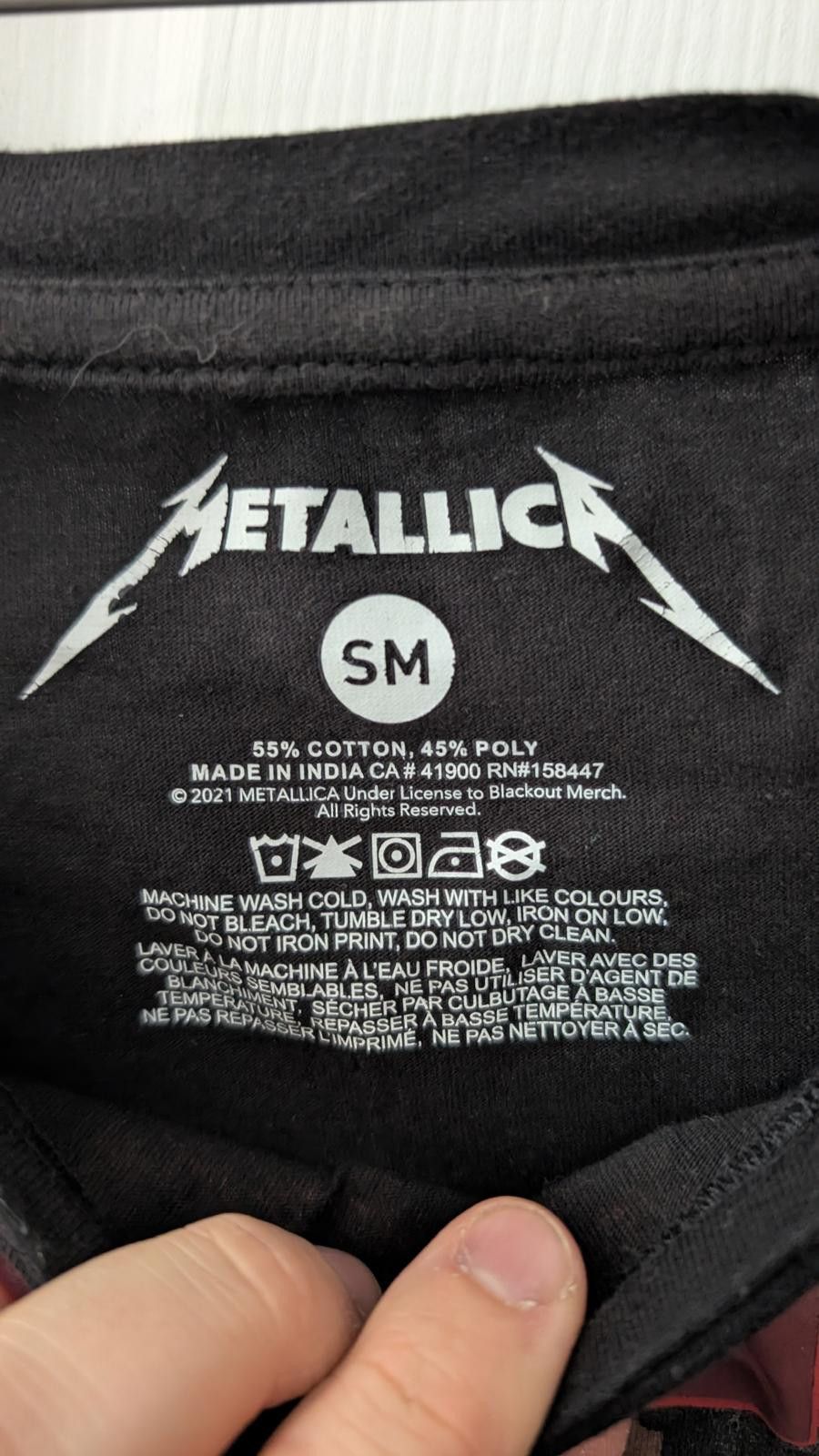 Other Metallica T-Shirt Black Size Small Band 2021 Skull Rider Art Size US S / EU 44-46 / 1 - 7 Thumbnail