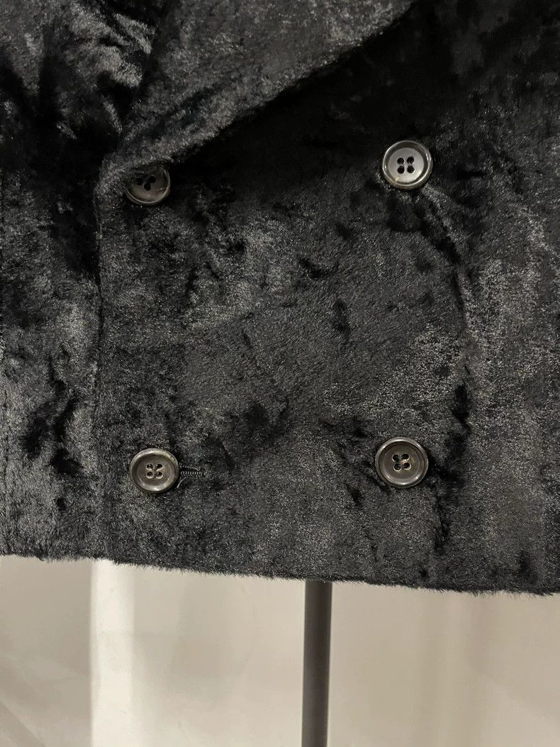 Comme des Garçons Velor Short Jacket Vintage 1988 CDG Comme Des Garçons Tricot Asymmetrical Cropped