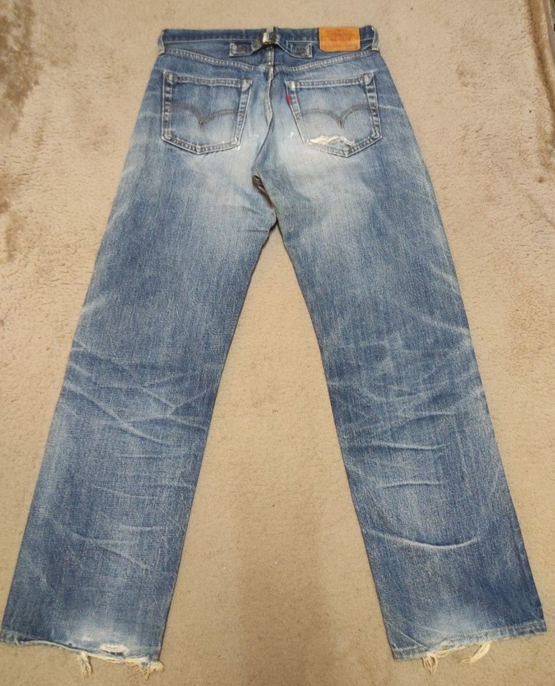 Levi's Vintage Clothing Vintage Levis 702 distressed buckle back Jeans Size US 32 / EU 48 - 2 Thumbnail