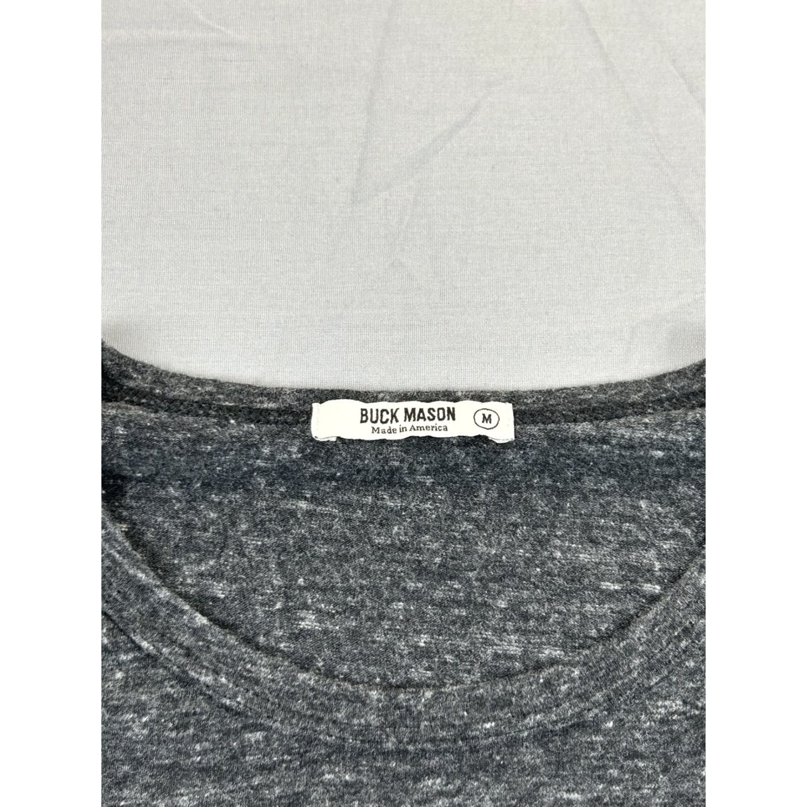 Buck Mason Buck Mason Shirt Mens Medium Gray Long Sleeve Heather Lightweight Made USA Size US M / EU 48-50 / 2 - 2 Thumbnail