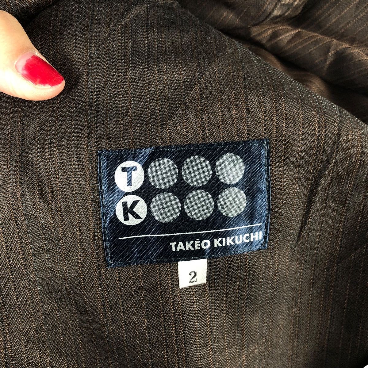 Takeo Kikuchi Vintage TAKEO KIKUCHI Japan Blazer Coat Size 42R - 4 Thumbnail